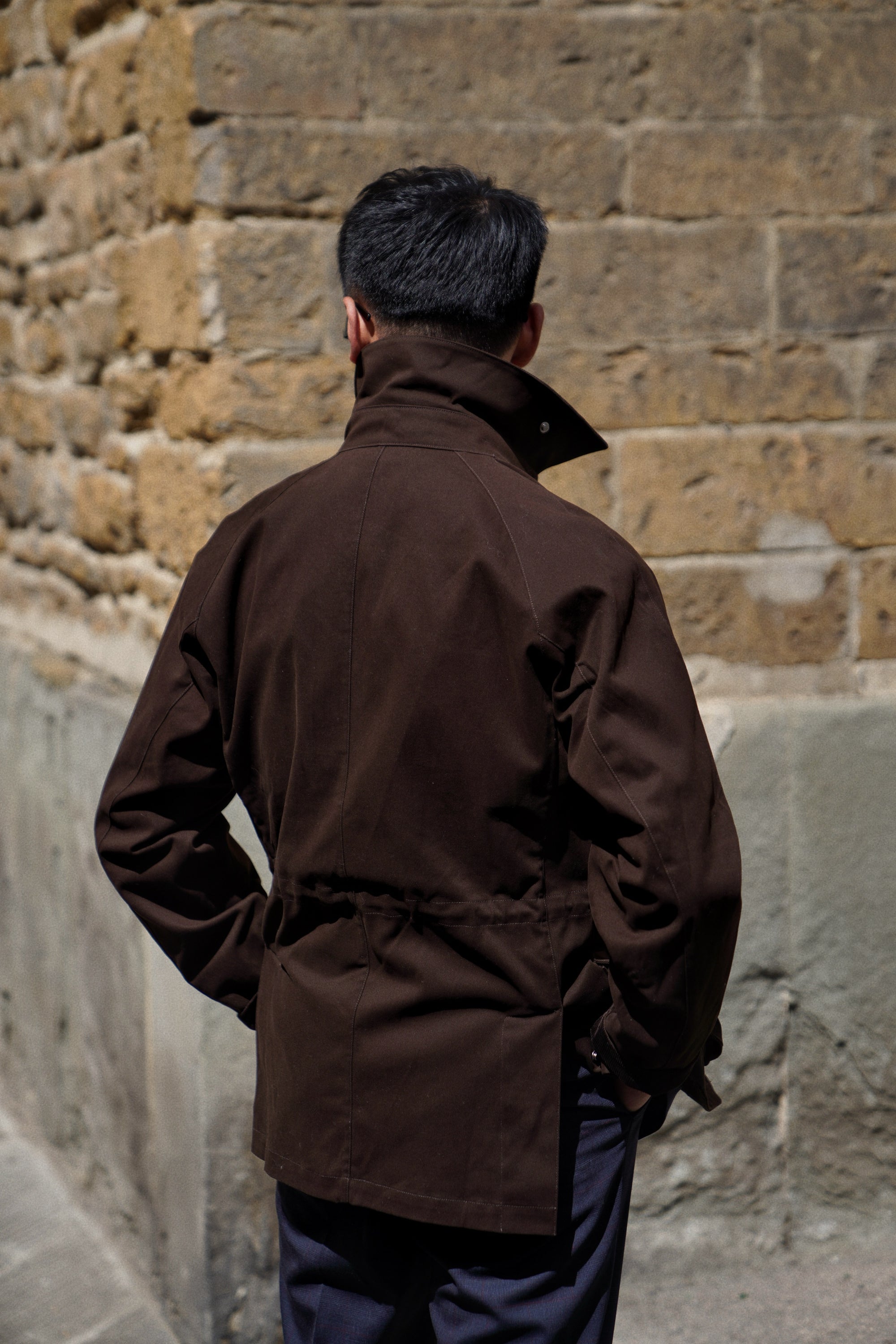 Brown Cotton English Hunting Jacket #170