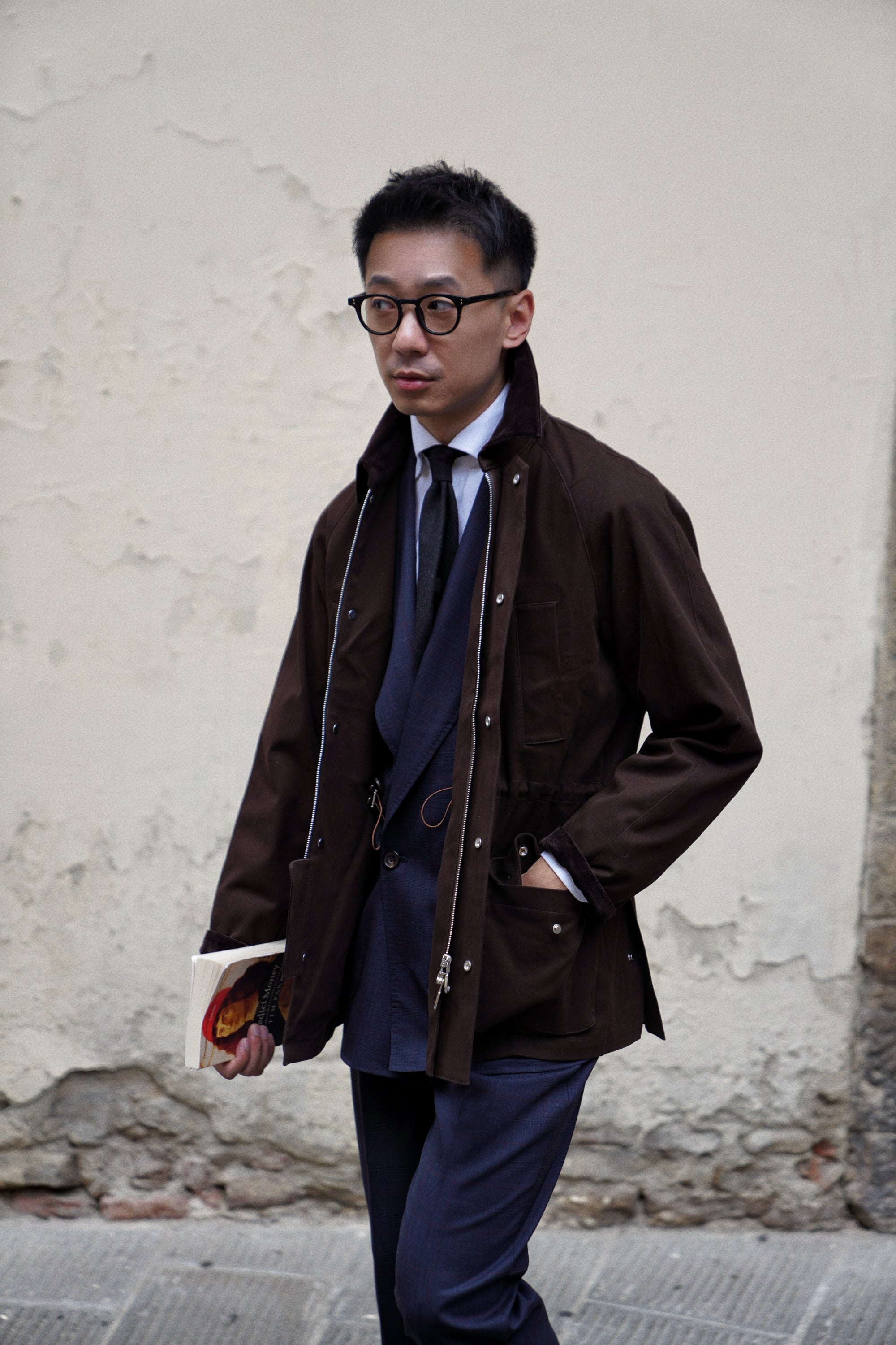 Brown Cotton English Hunting Jacket #170