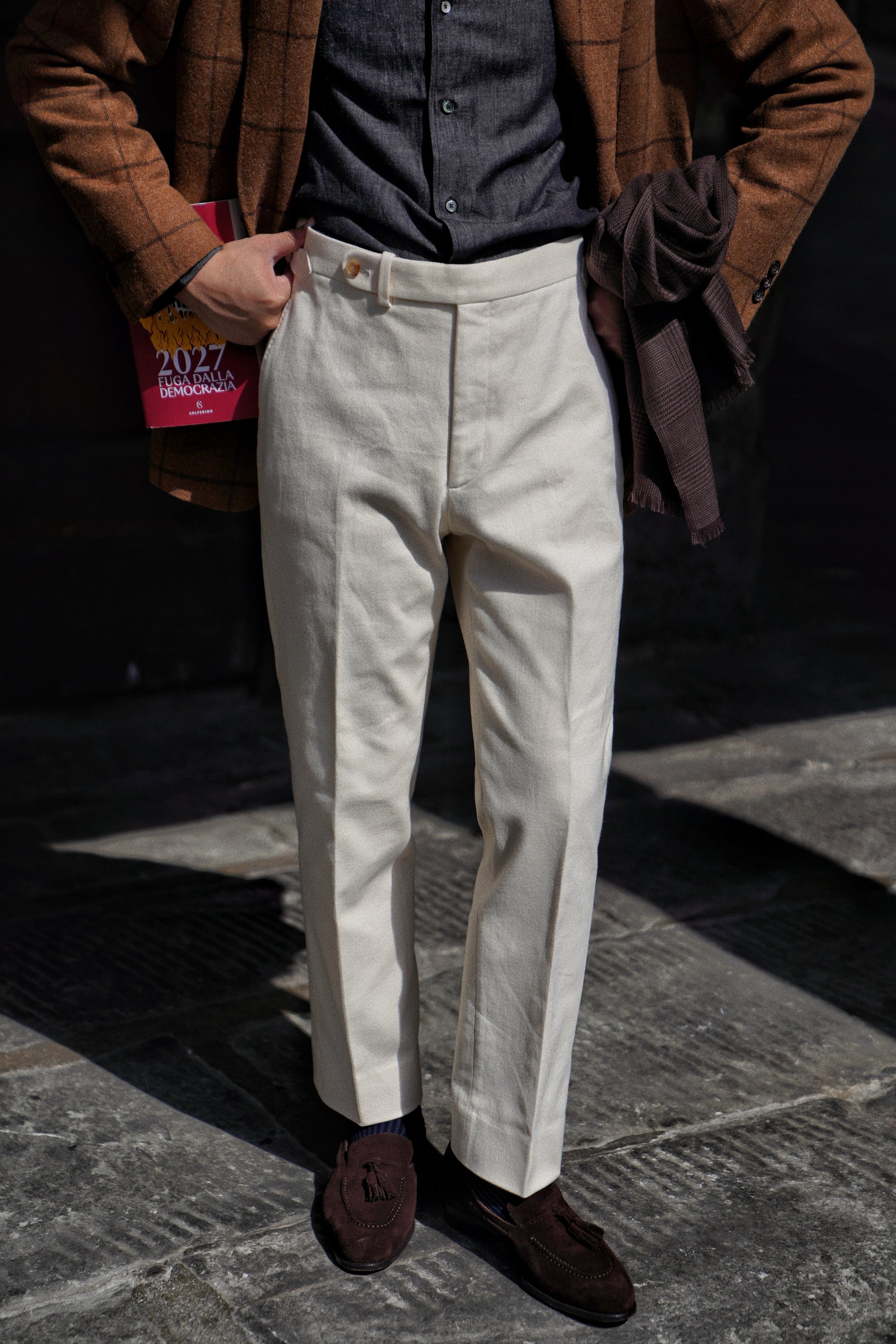 Twill Cotton Trousers #446 #448