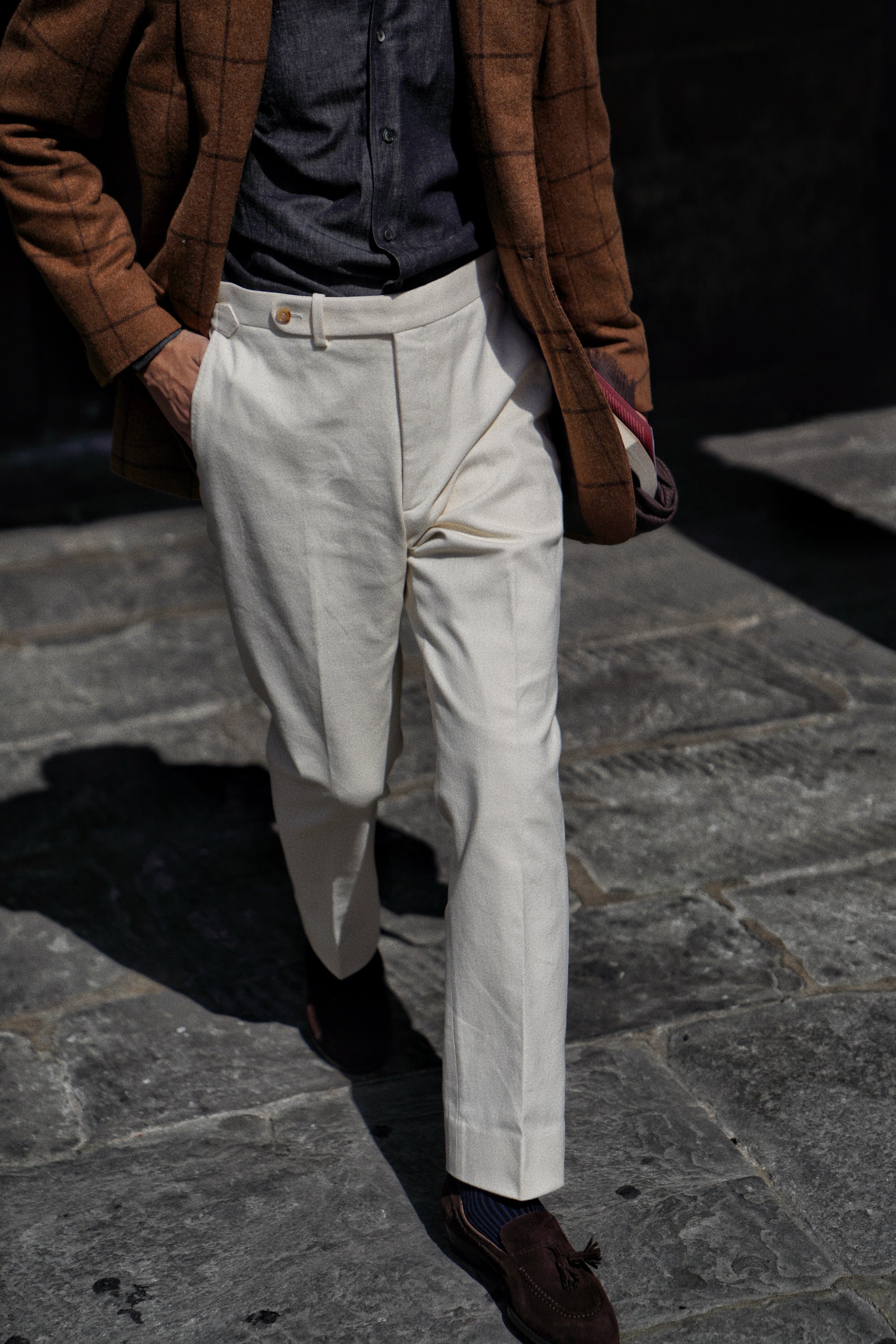 Twill Cotton Trousers #446 #448