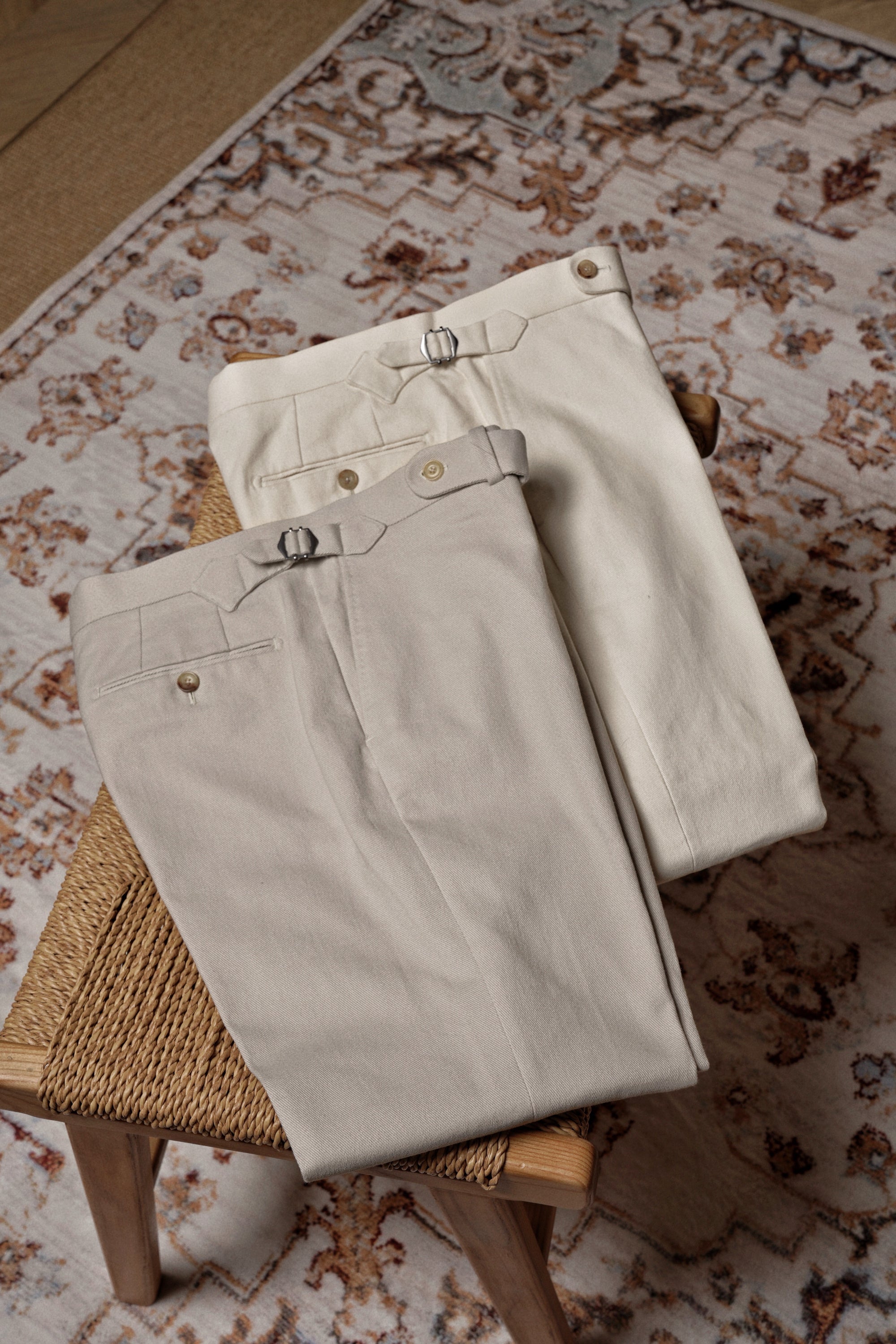 Twill Cotton Trousers #446 #448