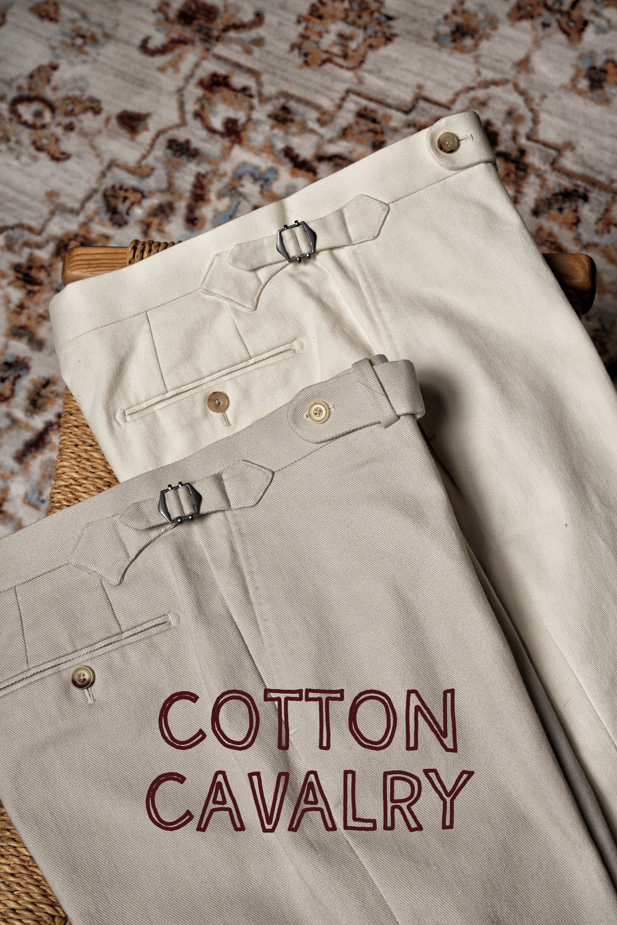 Twill Cotton Trousers #446 #448