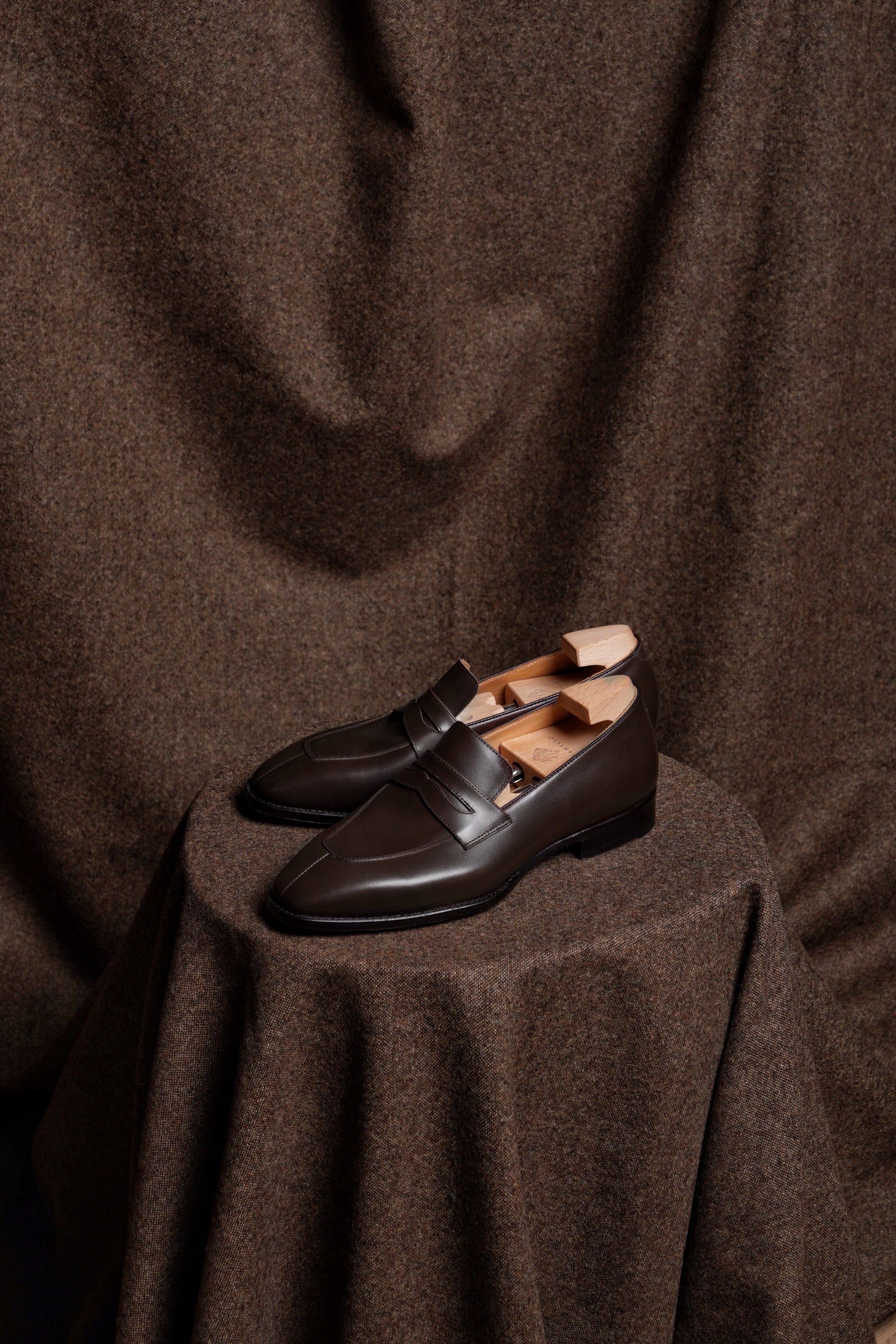 Adamello “Torino” Dark Brown Calf Penny Loafer