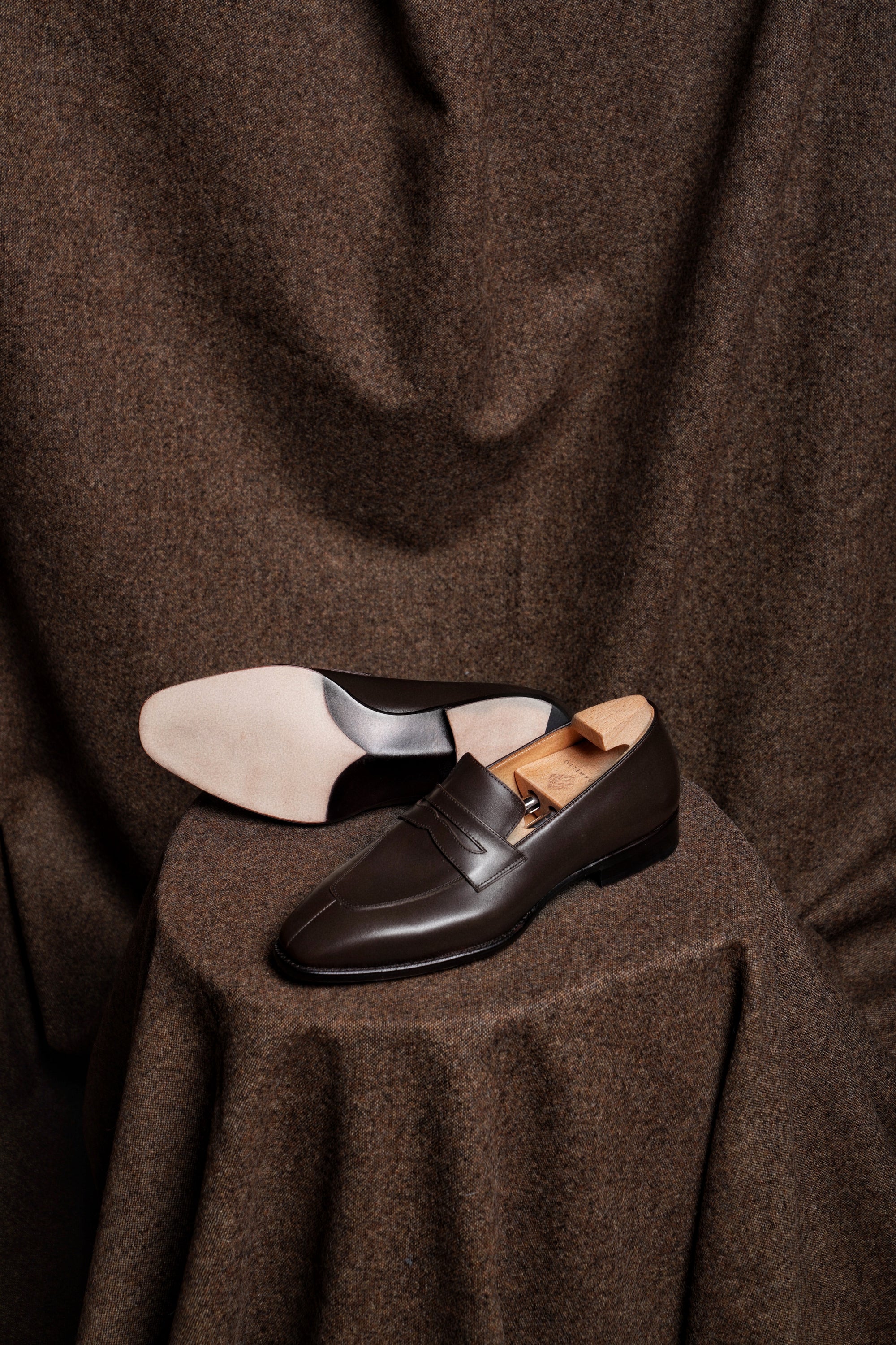 Adamello “Torino” Dark Brown Calf Penny Loafer