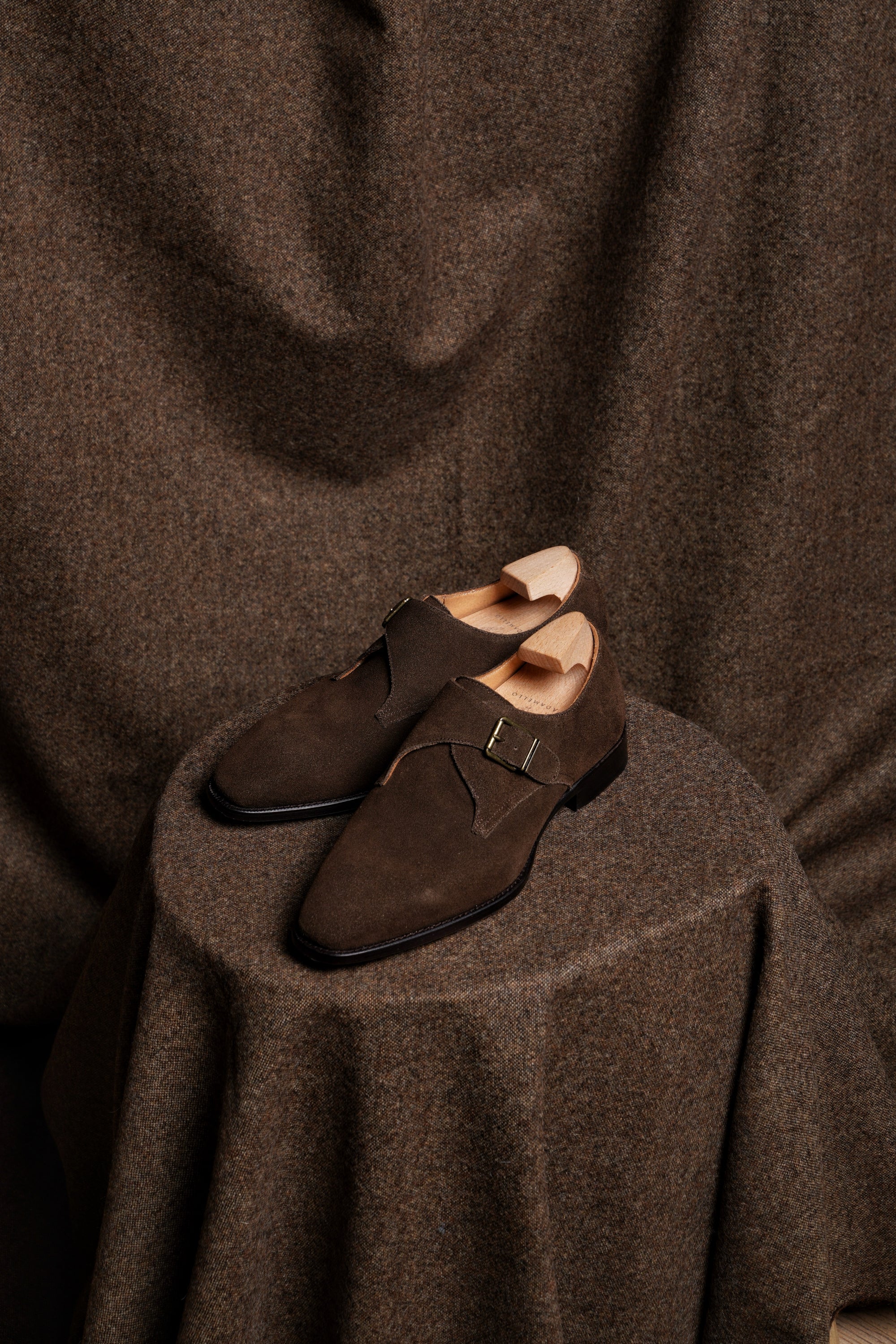 Adamello “Milano” Brown Suede Single Monk