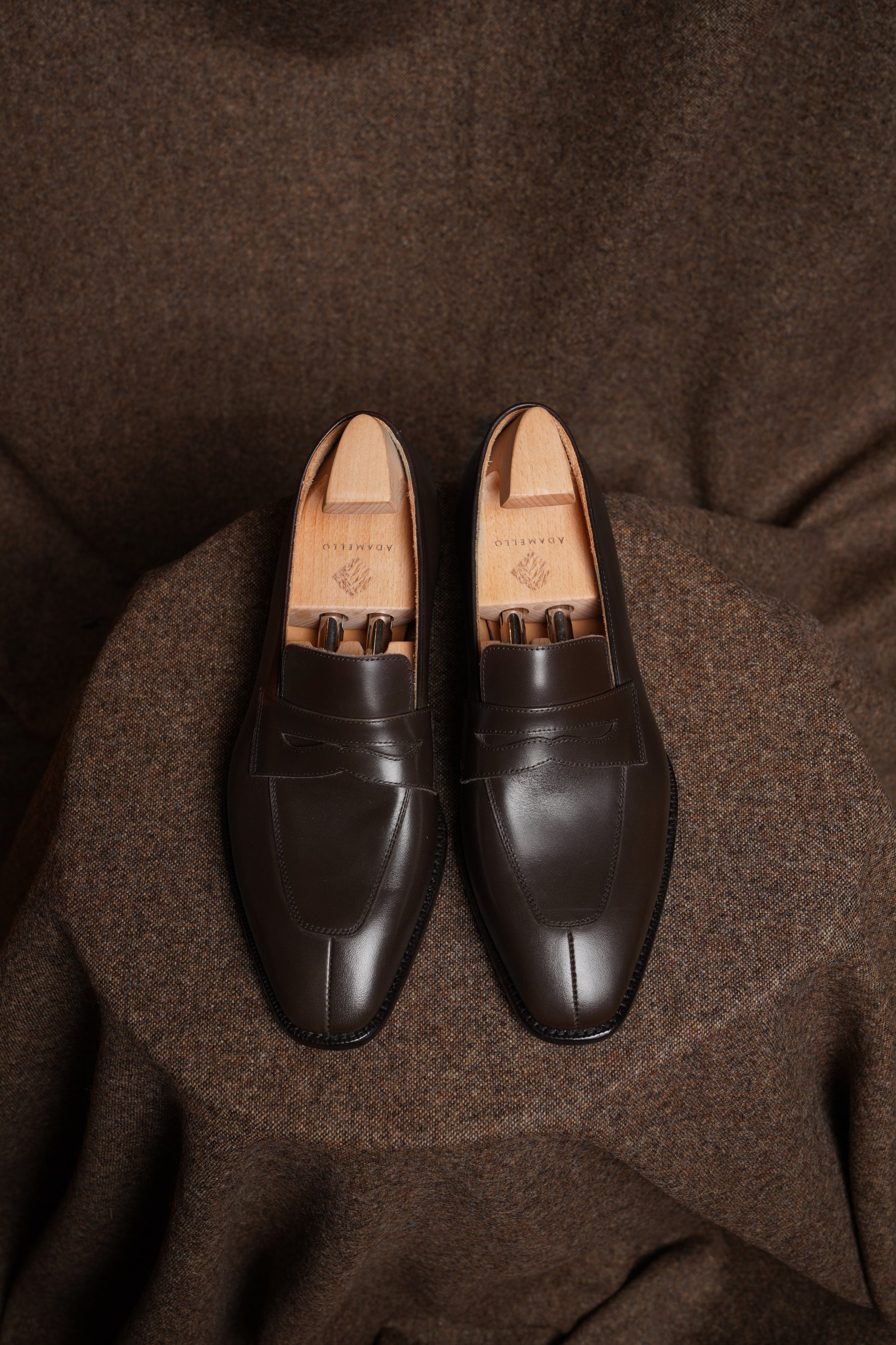 Adamello “Torino” Dark Brown Calf Penny Loafer
