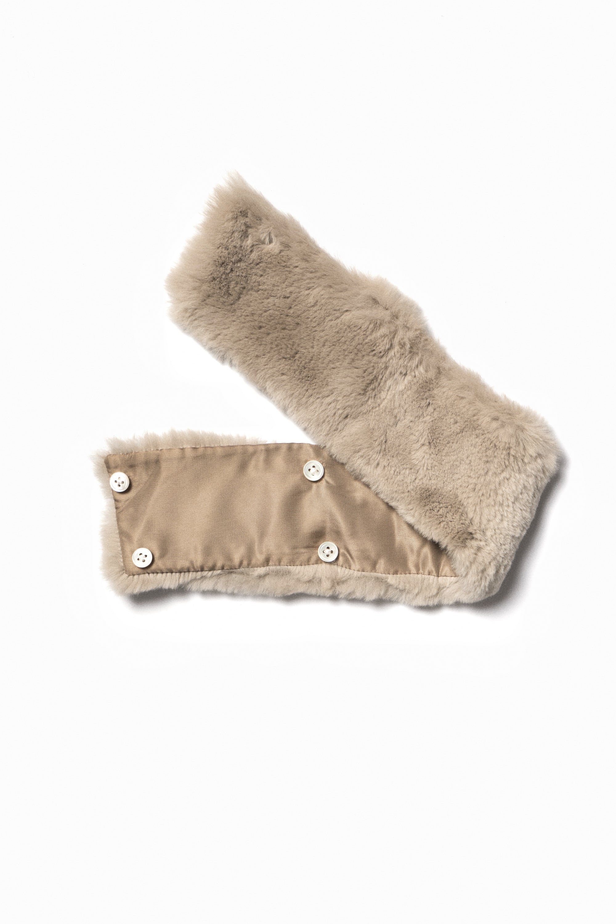 Almond Wool Cashmere Down Ski Jacket #267