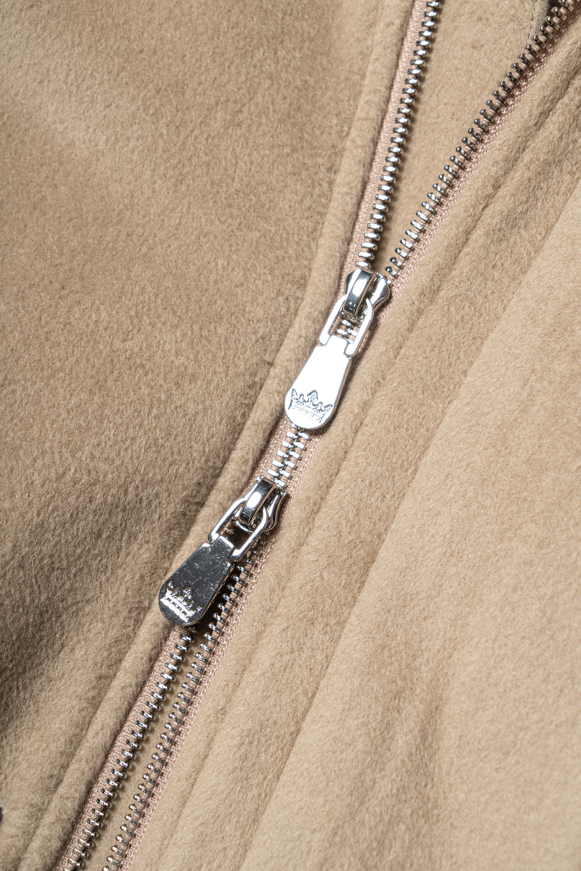 Almond Wool Cashmere Down Ski Jacket #267