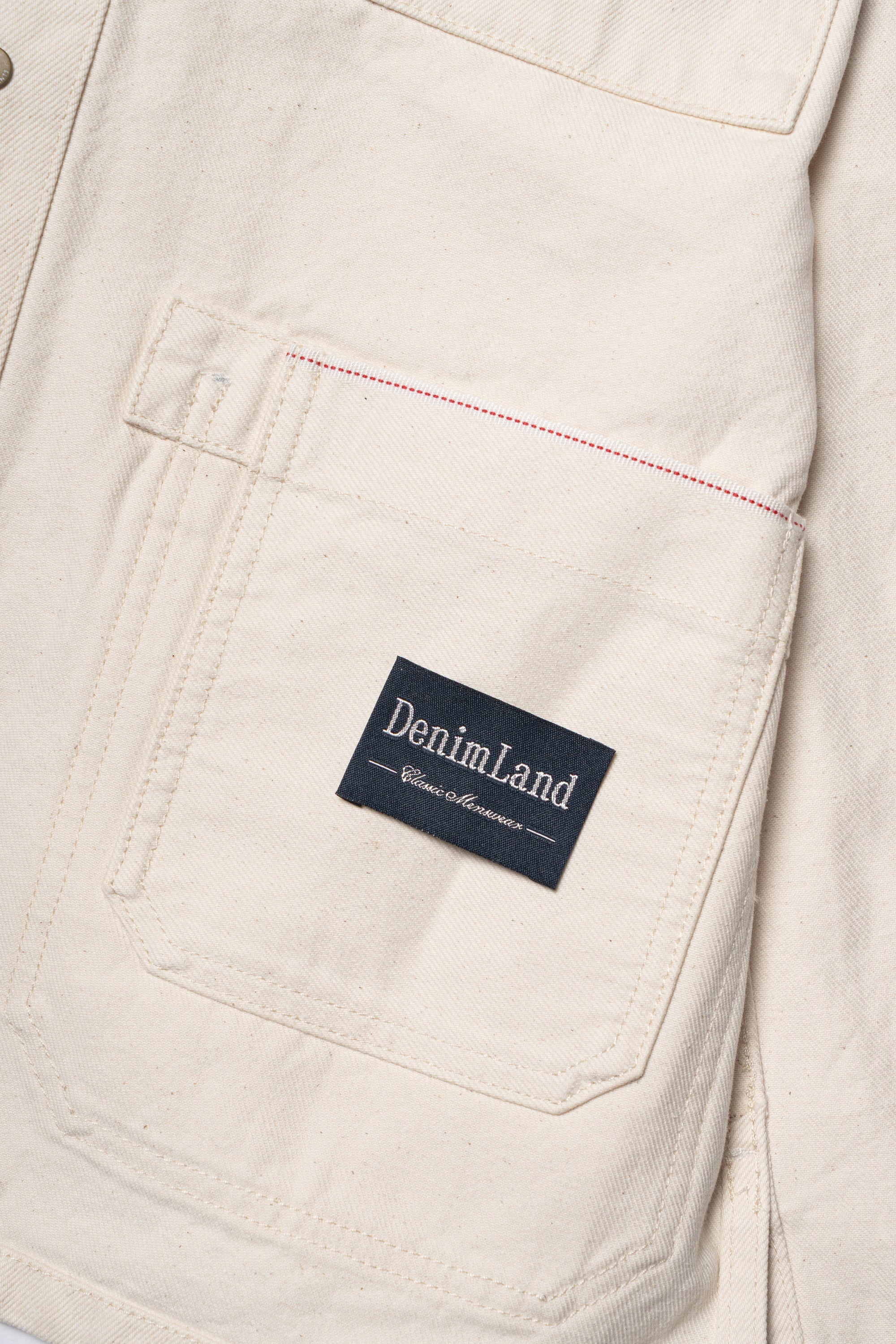 Undyed Pima Cotton Selvedge Chore Jacket #234