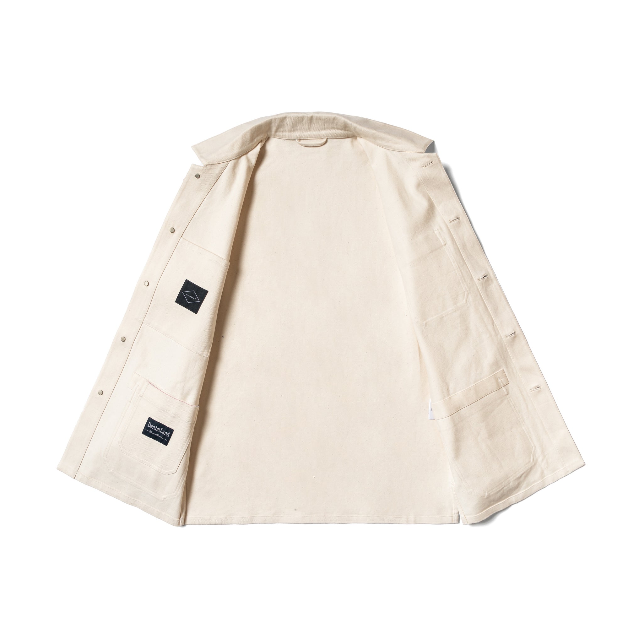 Undyed Pima Cotton Selvedge Chore Jacket #234