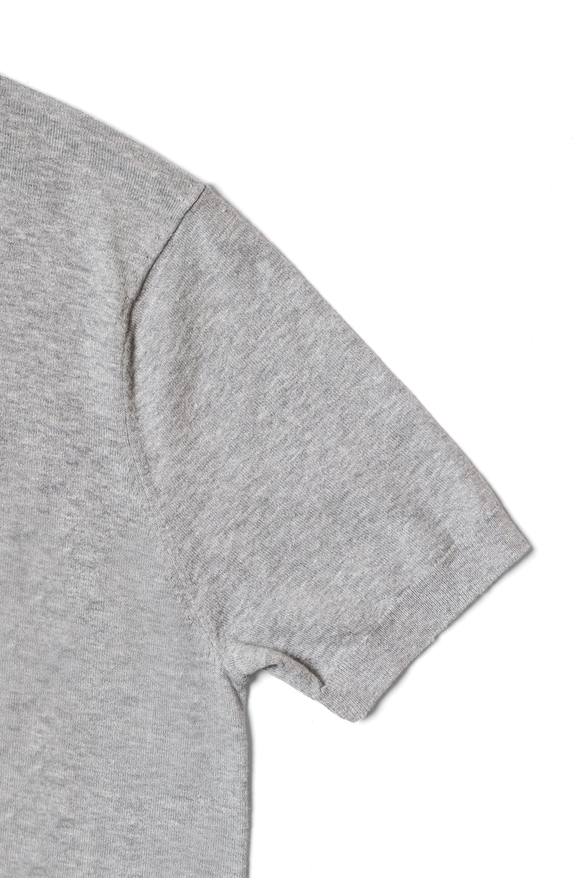 Camel / Grey / Navy Cotton Hemp Crew Neck
