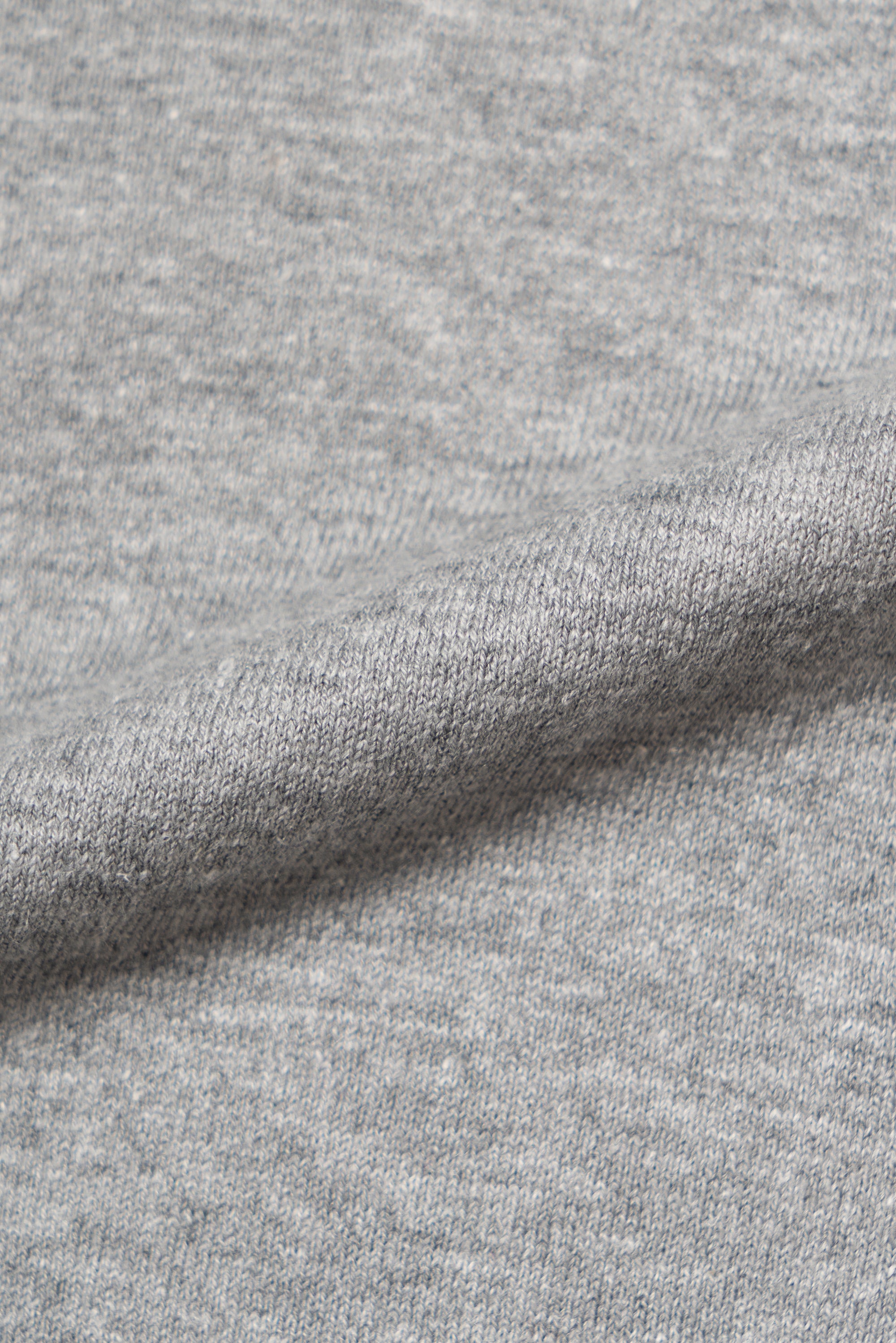 Camel / Grey / Navy Cotton Hemp Crew Neck