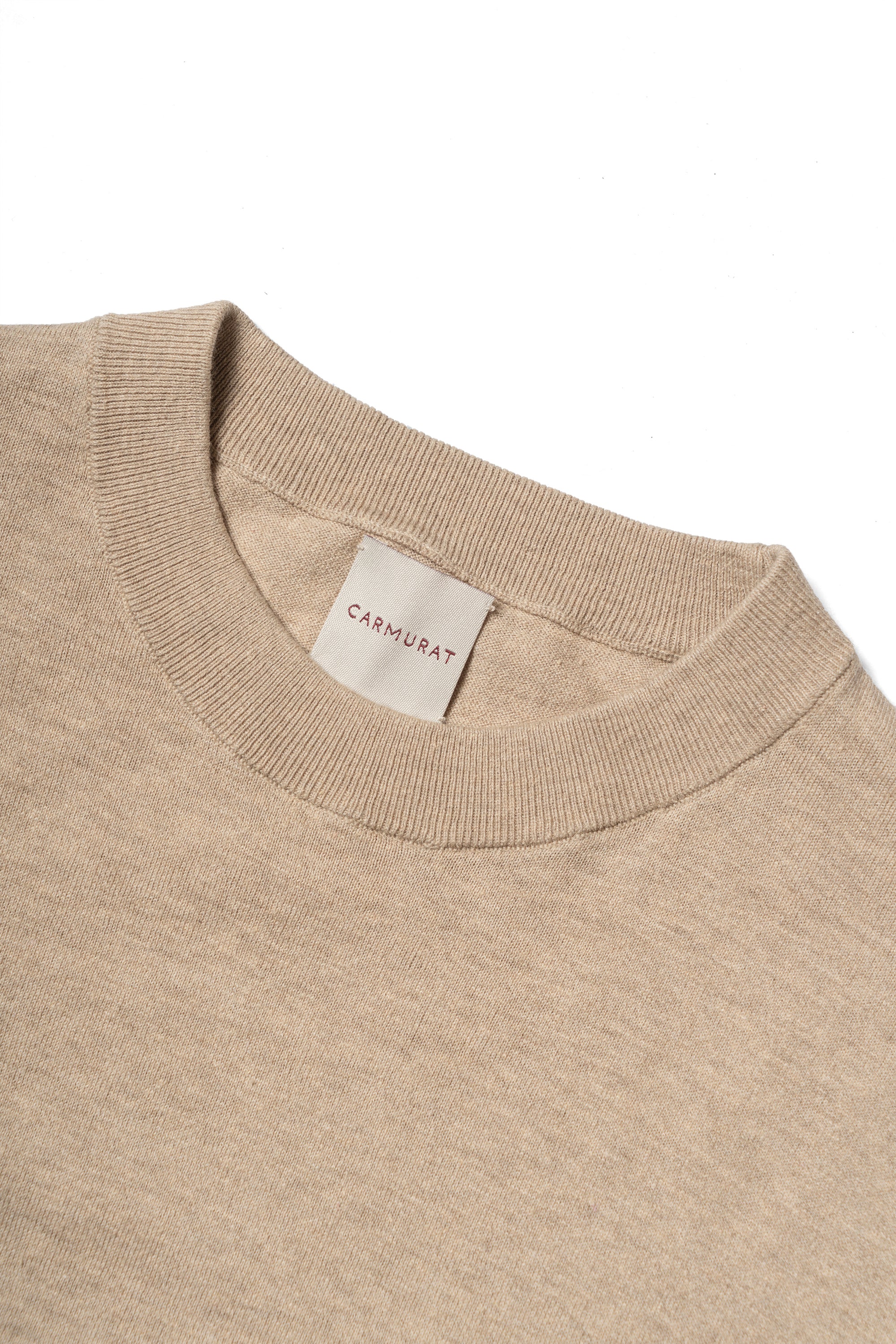 Camel / Grey / Navy Cotton Hemp Crew Neck