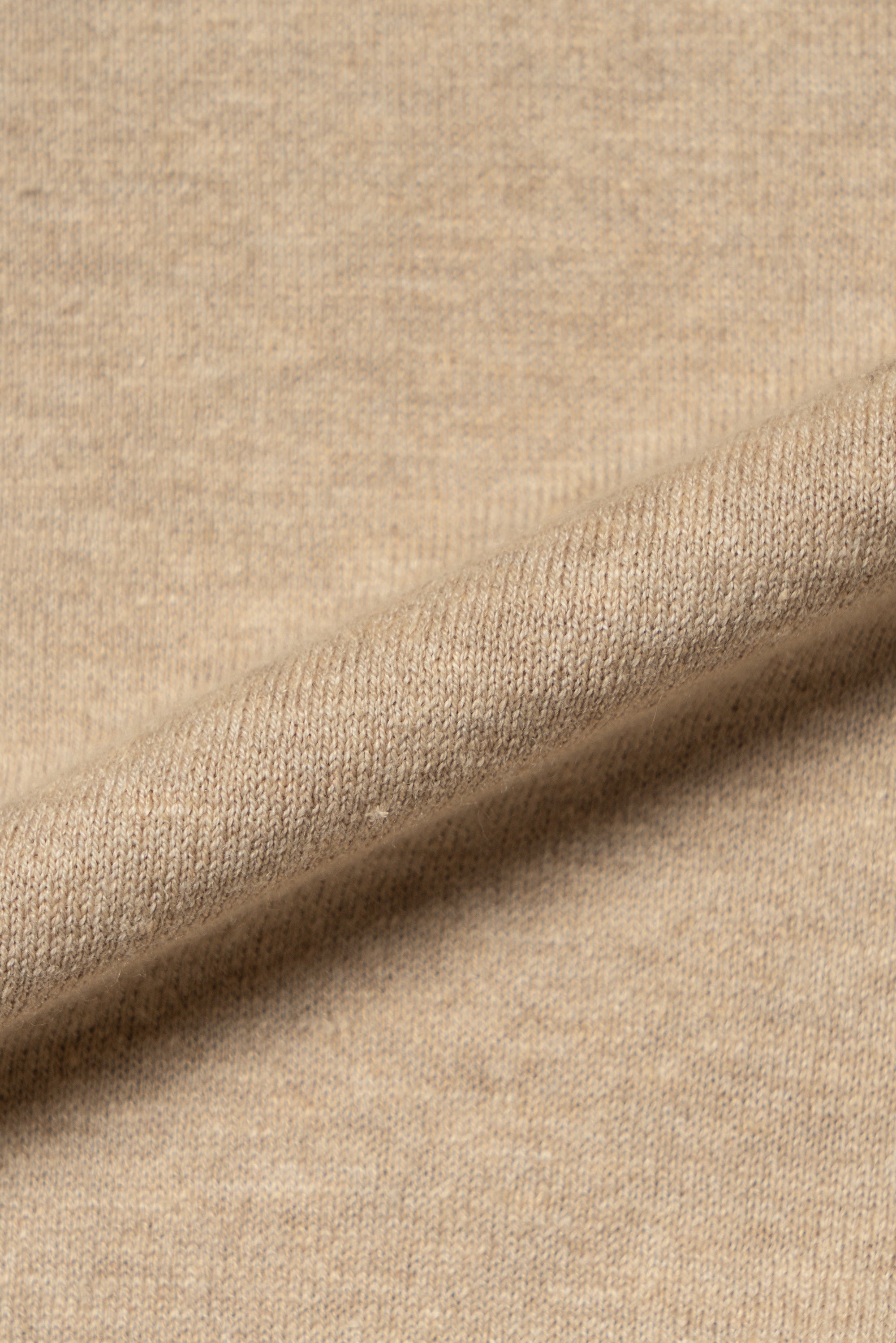 Camel / Grey / Navy Cotton Hemp Crew Neck