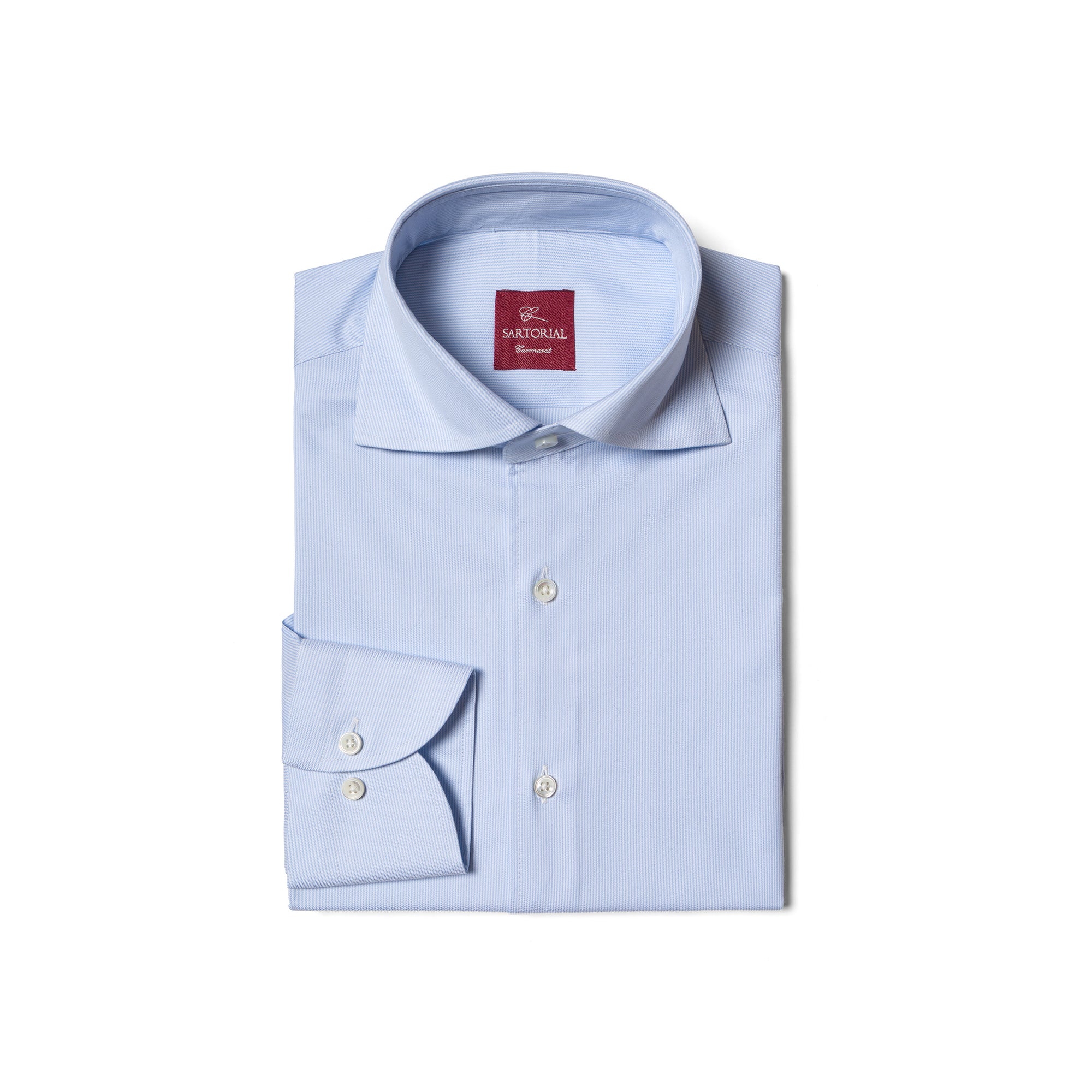 Classic Houndstooth/Stripe Cotton Shirt