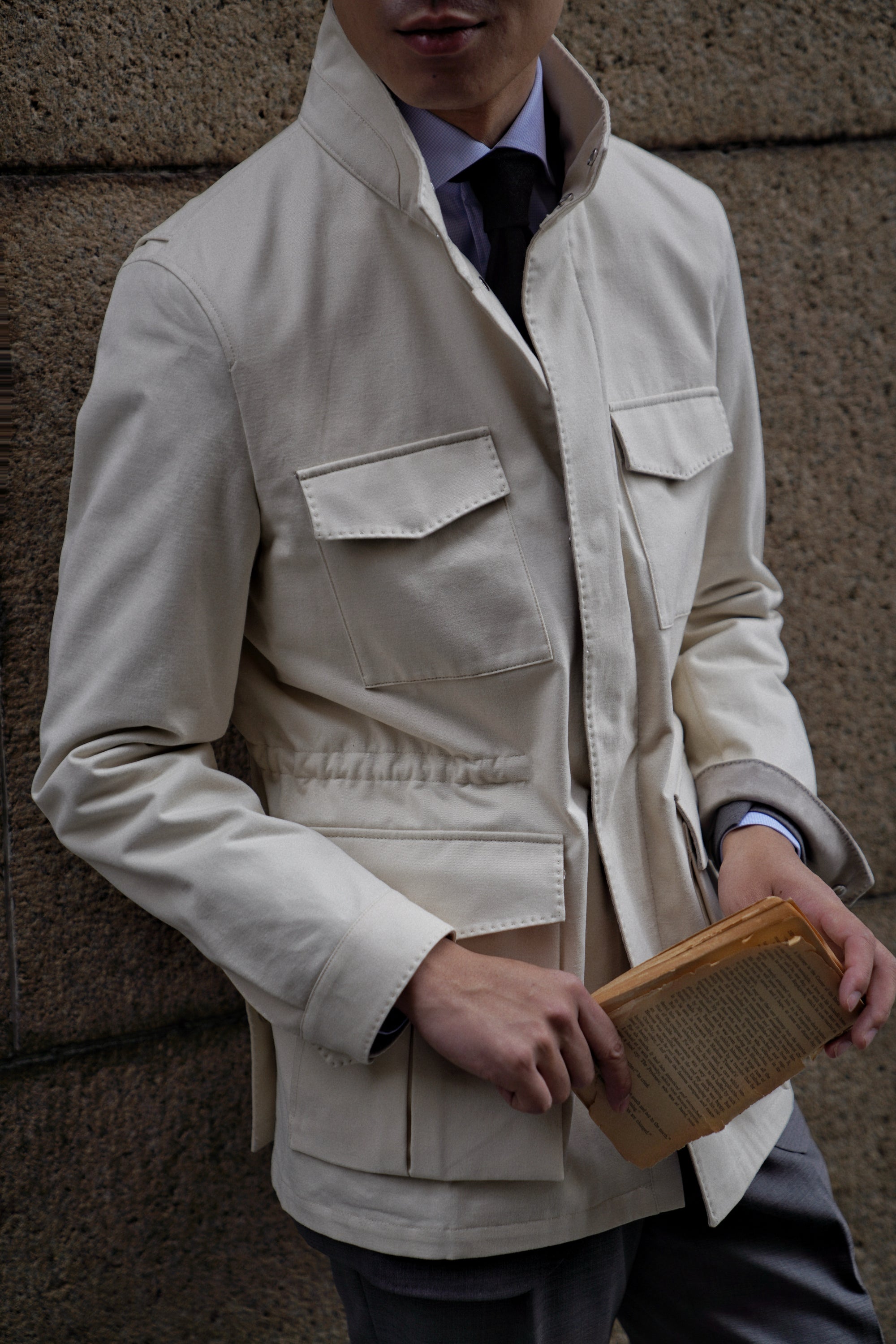 Ivory Cotton M65 Jacket #274