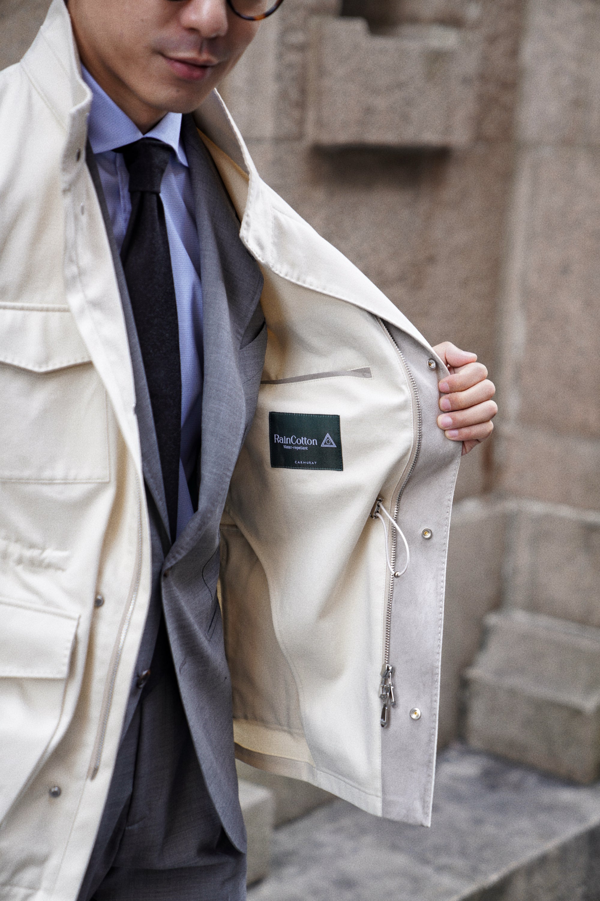 Ivory Cotton M65 Jacket #274