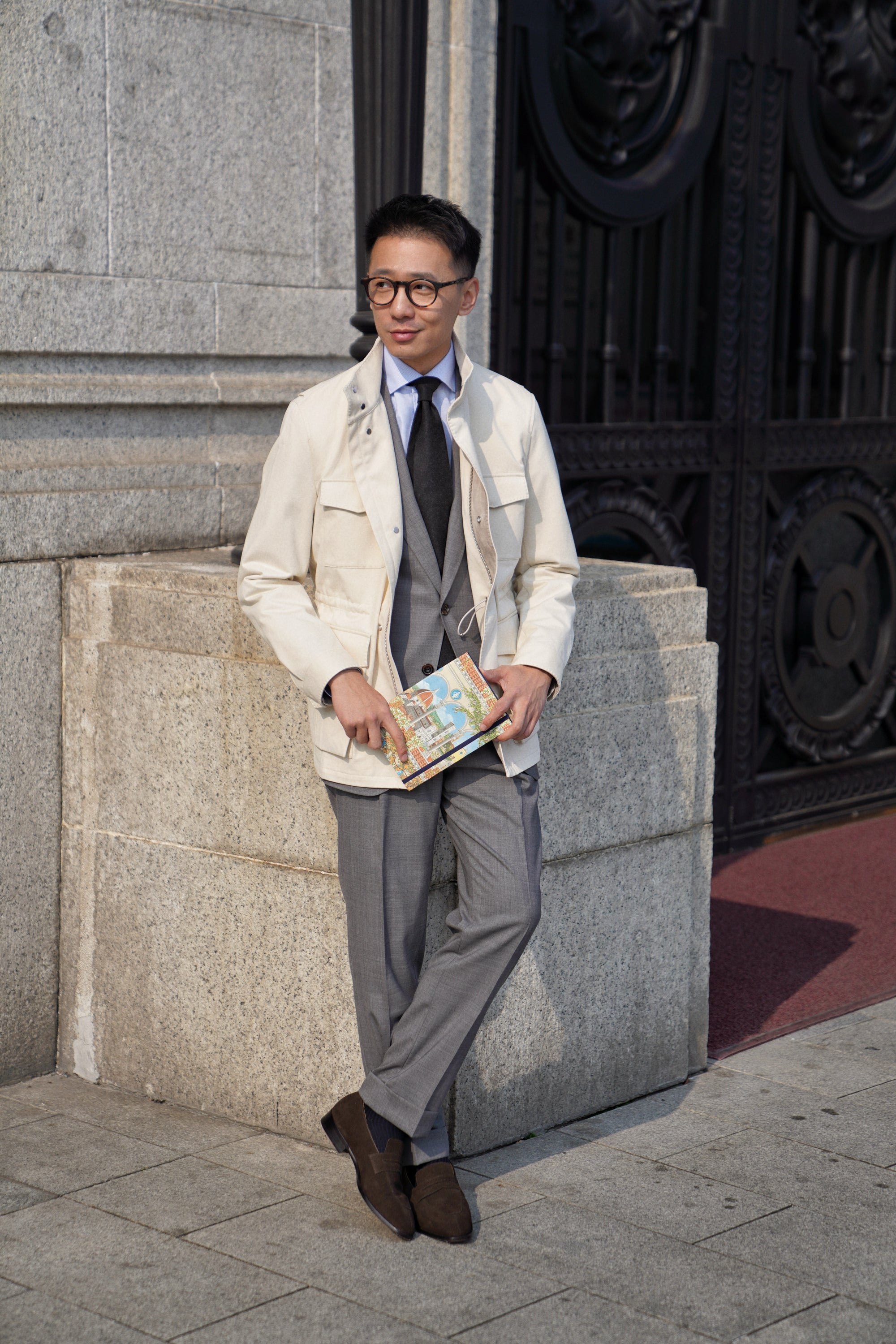 Ivory Cotton M65 Jacket #274