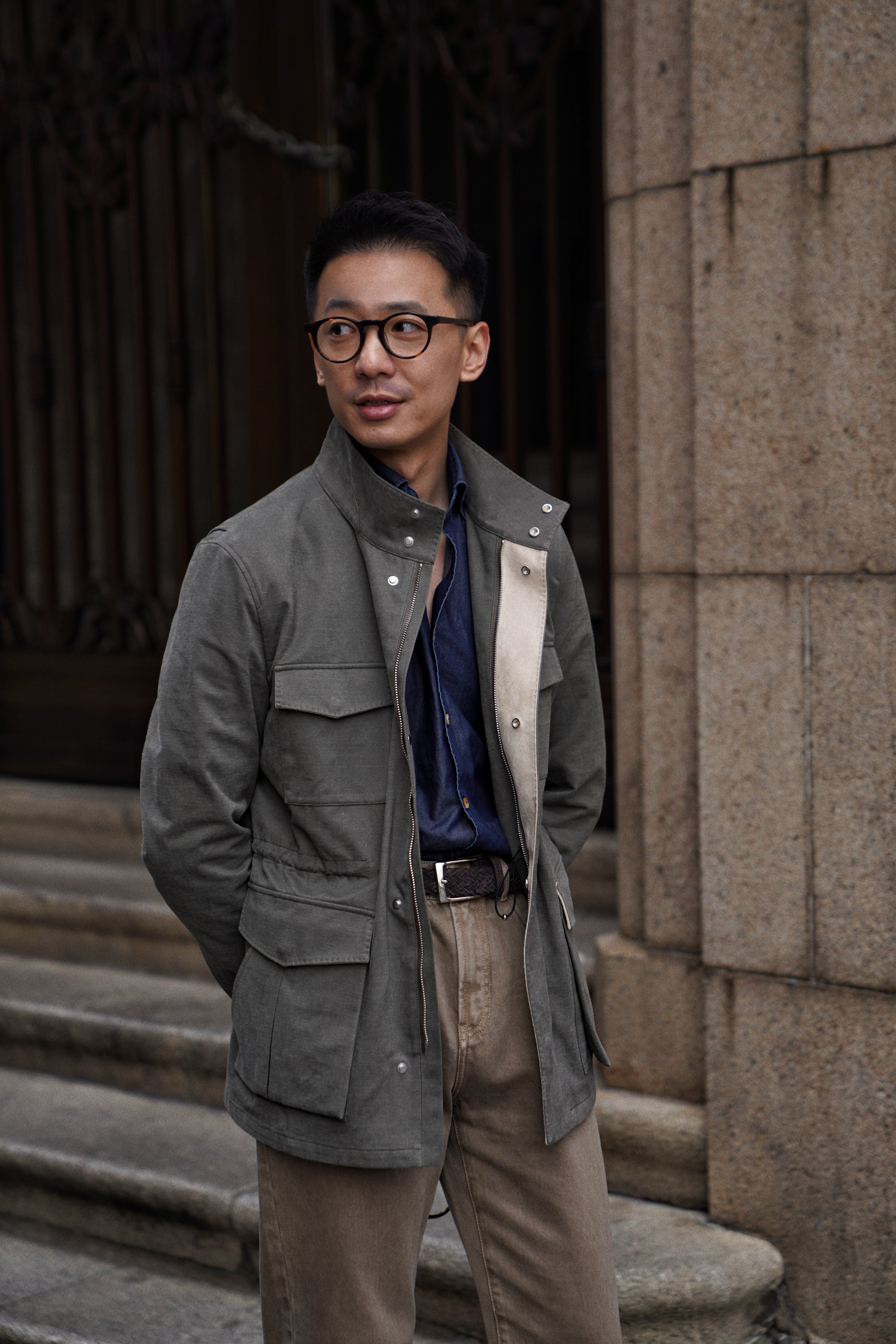 Moss Cotton M65 Jacket #250