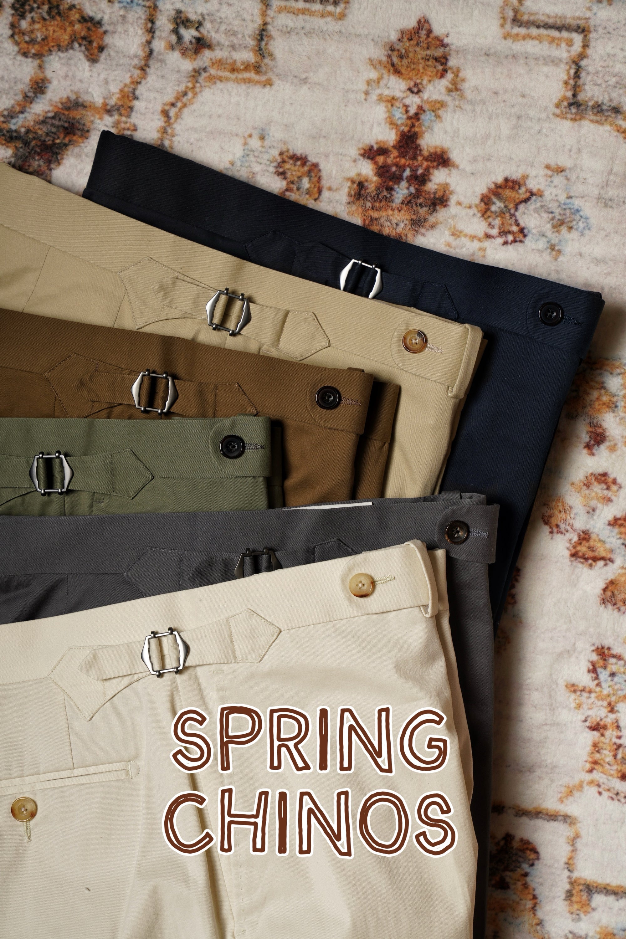 Classic Twill Cotton Spring Chinos #622 #623 #624 #625 #626 #628