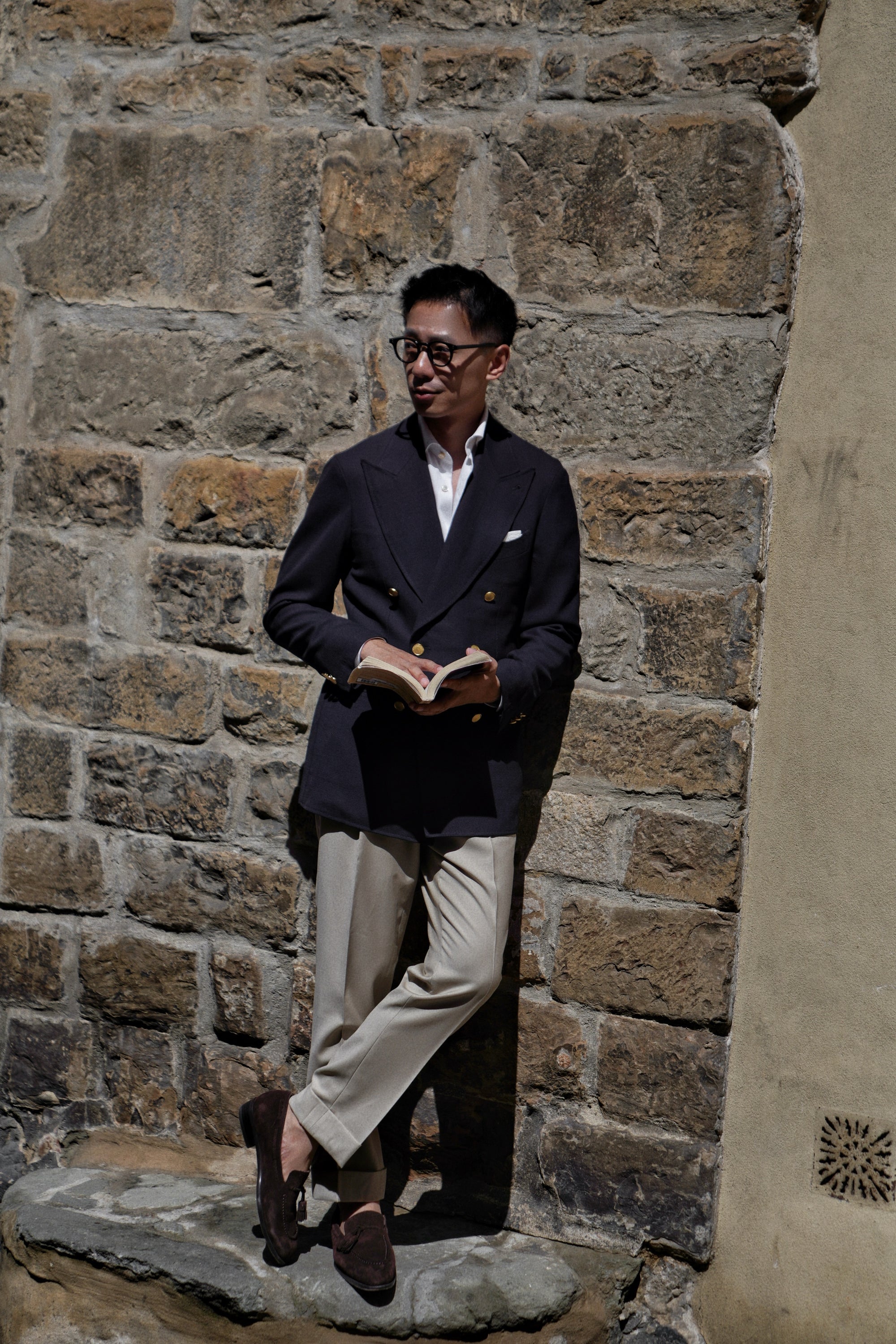 Khaki Wool Trousers #630