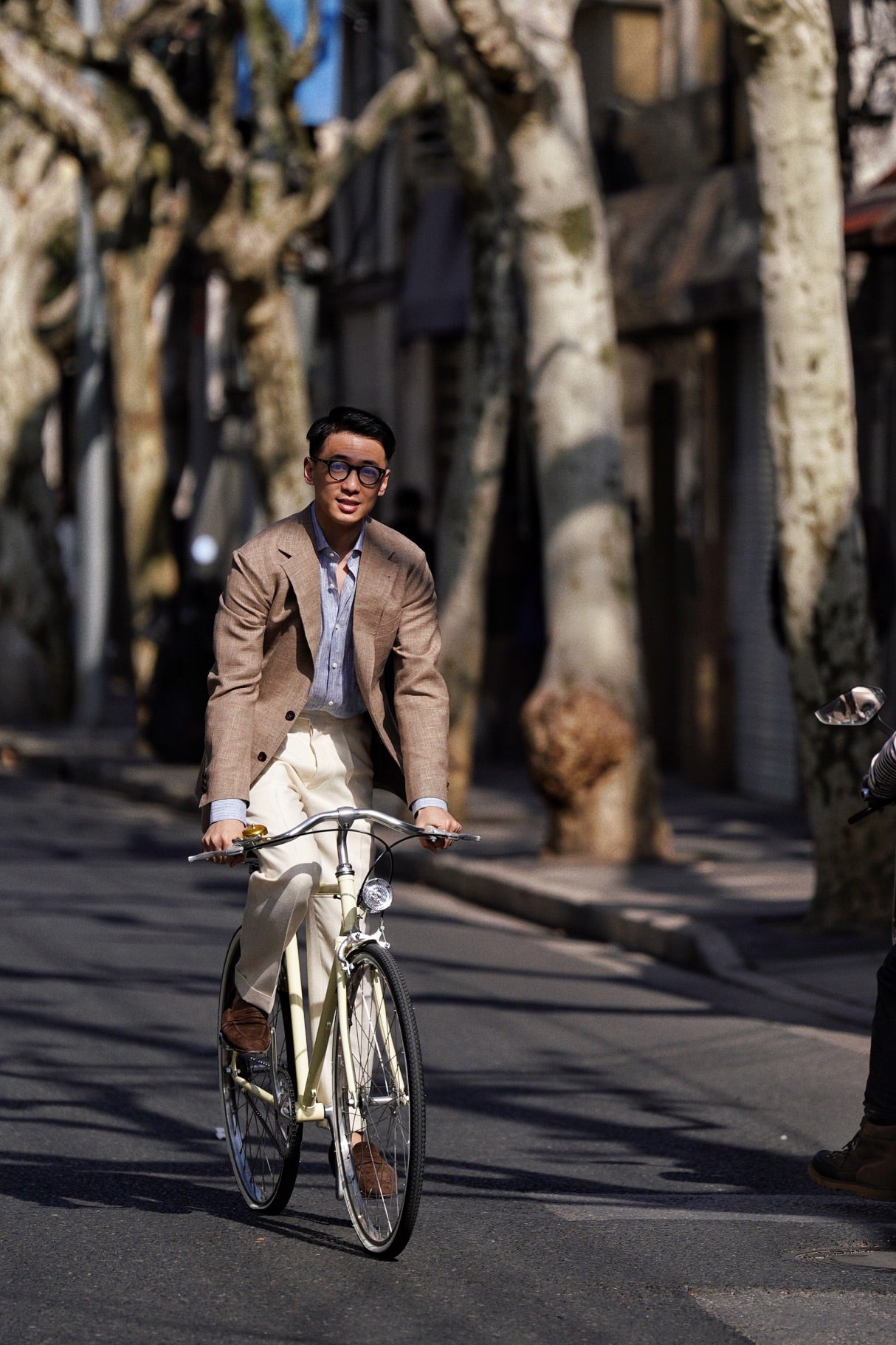 MTO Mocha Silk Linen Wool Jacket