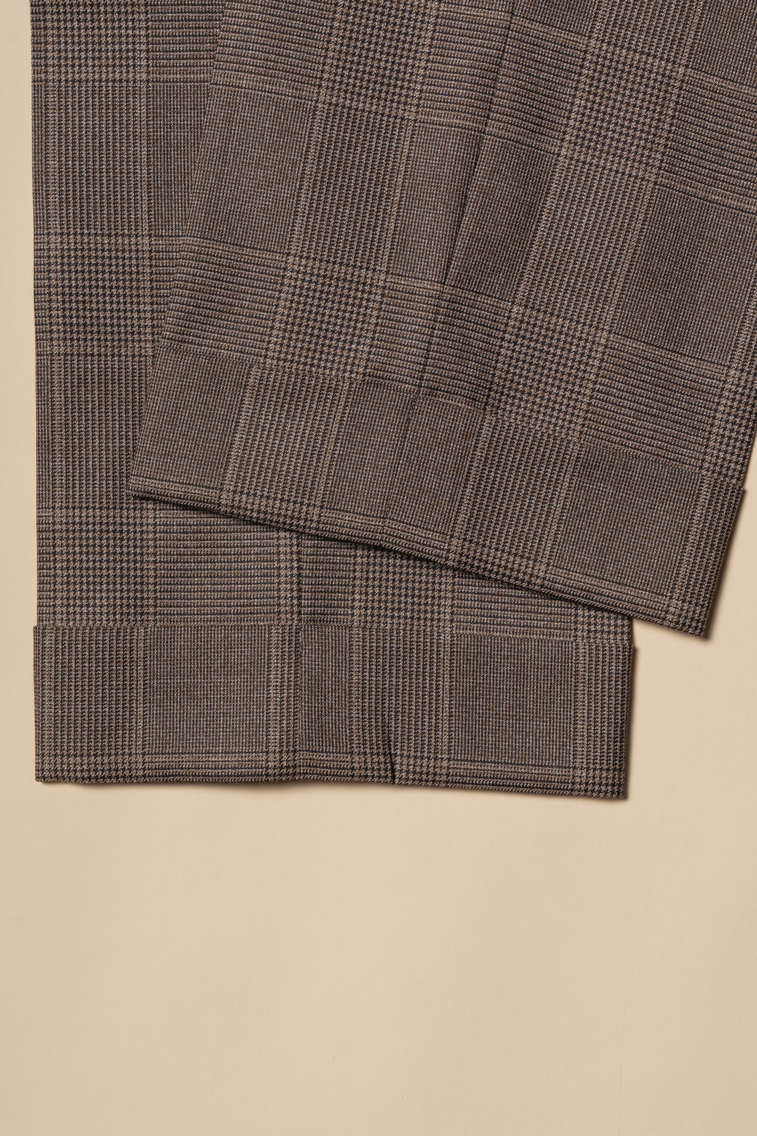 MTO Mocha Glen Check 17 Micron 130s Suit #421