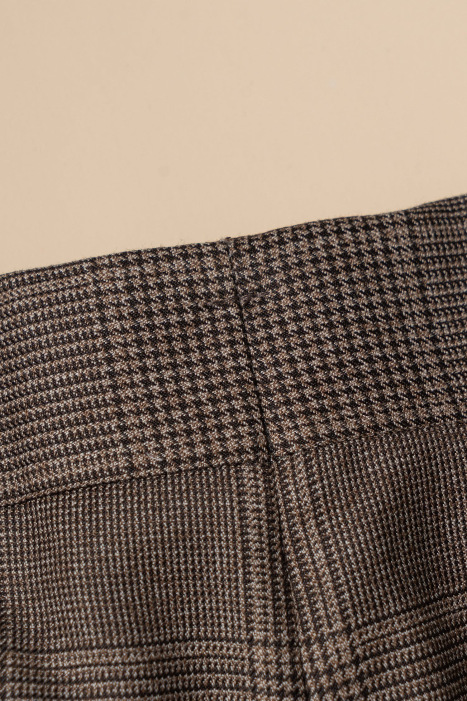 MTO Mocha Glen Check 17 Micron 130s Suit #421