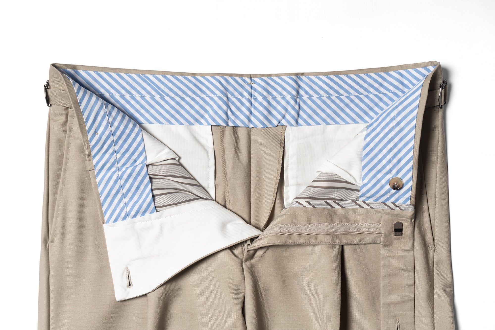 Khaki Wool Trousers #630