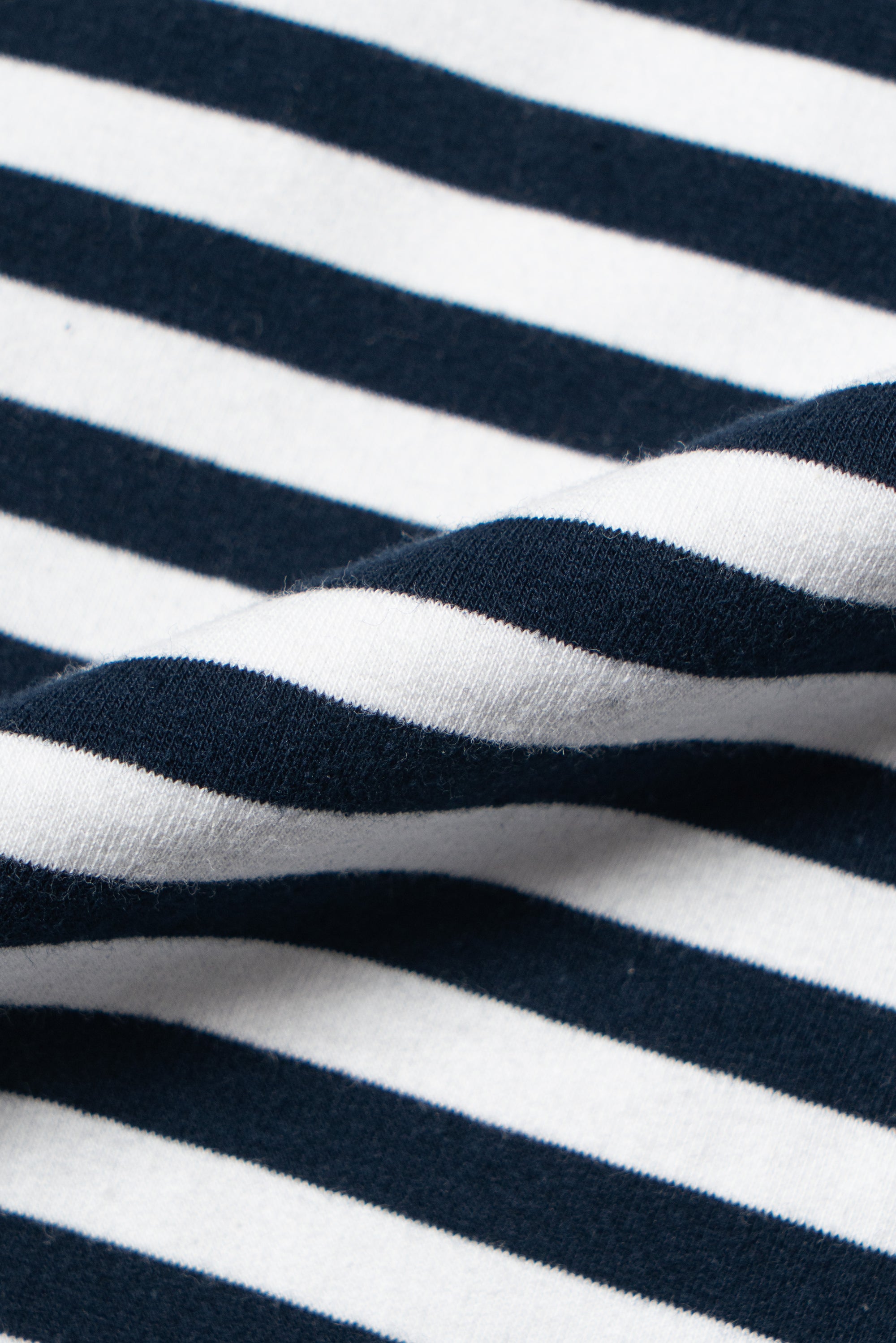 “Final Week” Short Sleeve Narrow Stripe Breton Top
