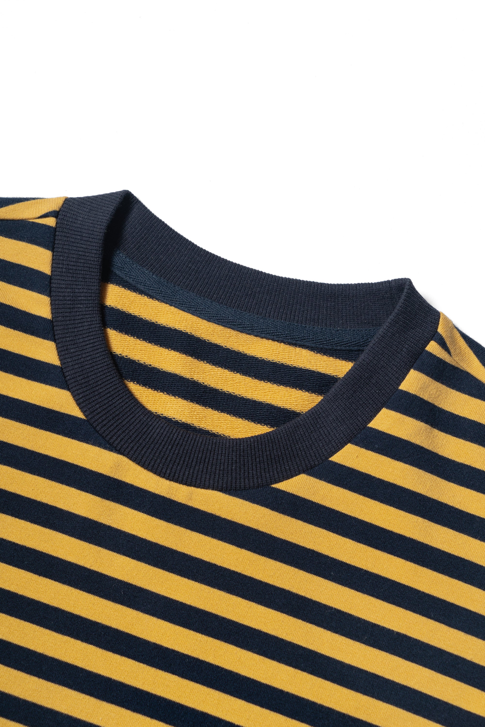 “Final Week” Short Sleeve Narrow Stripe Breton Top