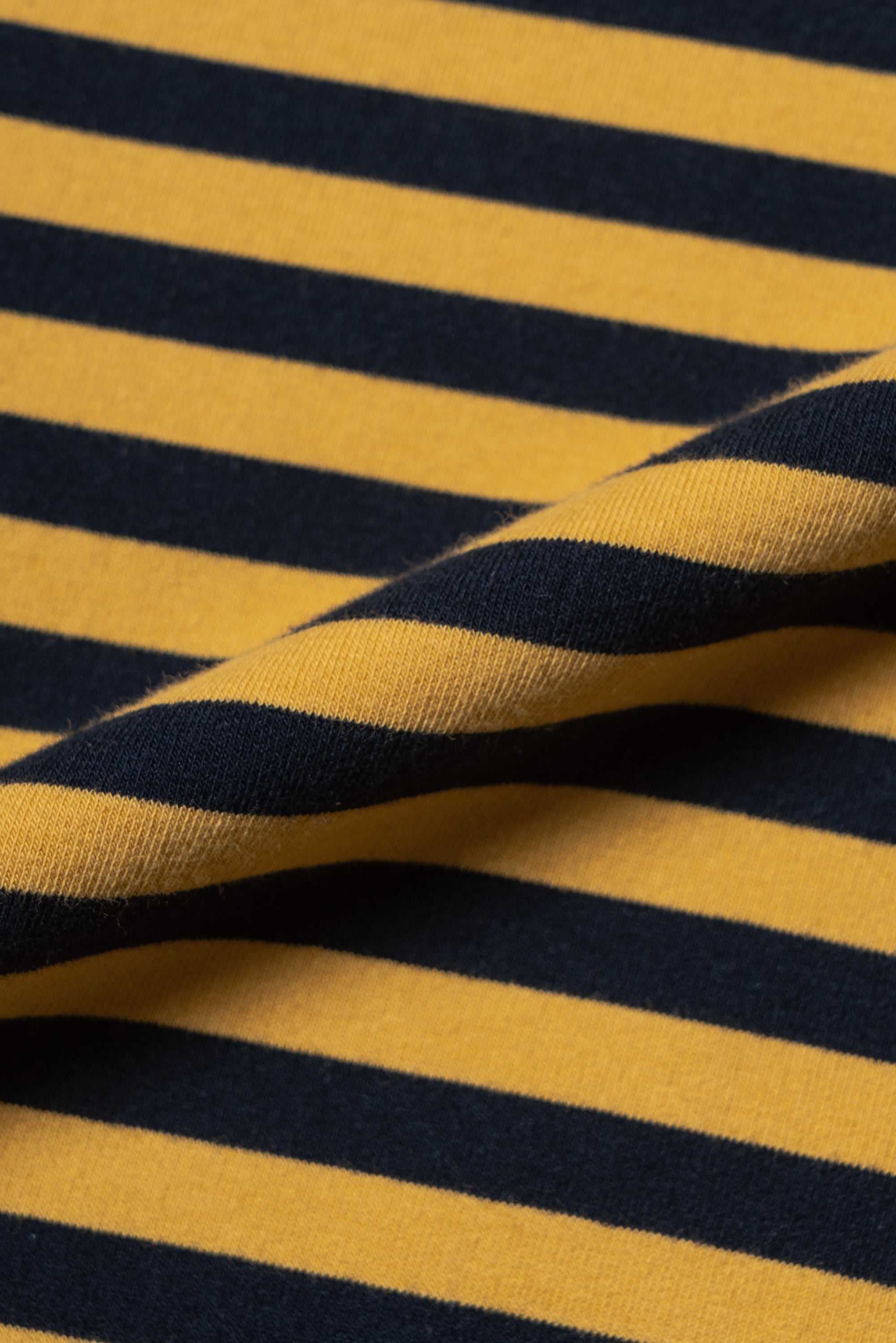 “Final Week” Short Sleeve Narrow Stripe Breton Top