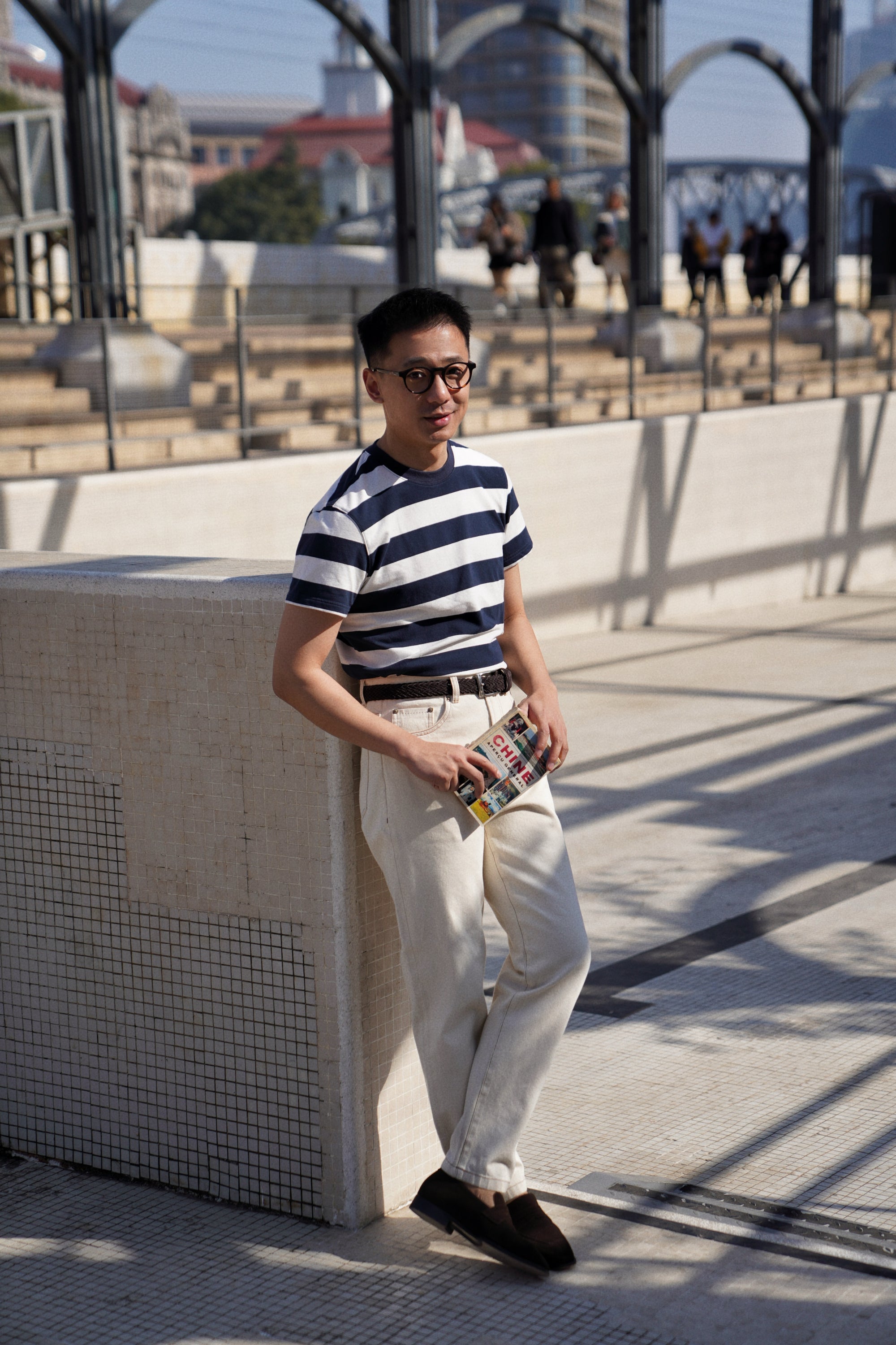 “Final Week” Short Sleeve Breton Top