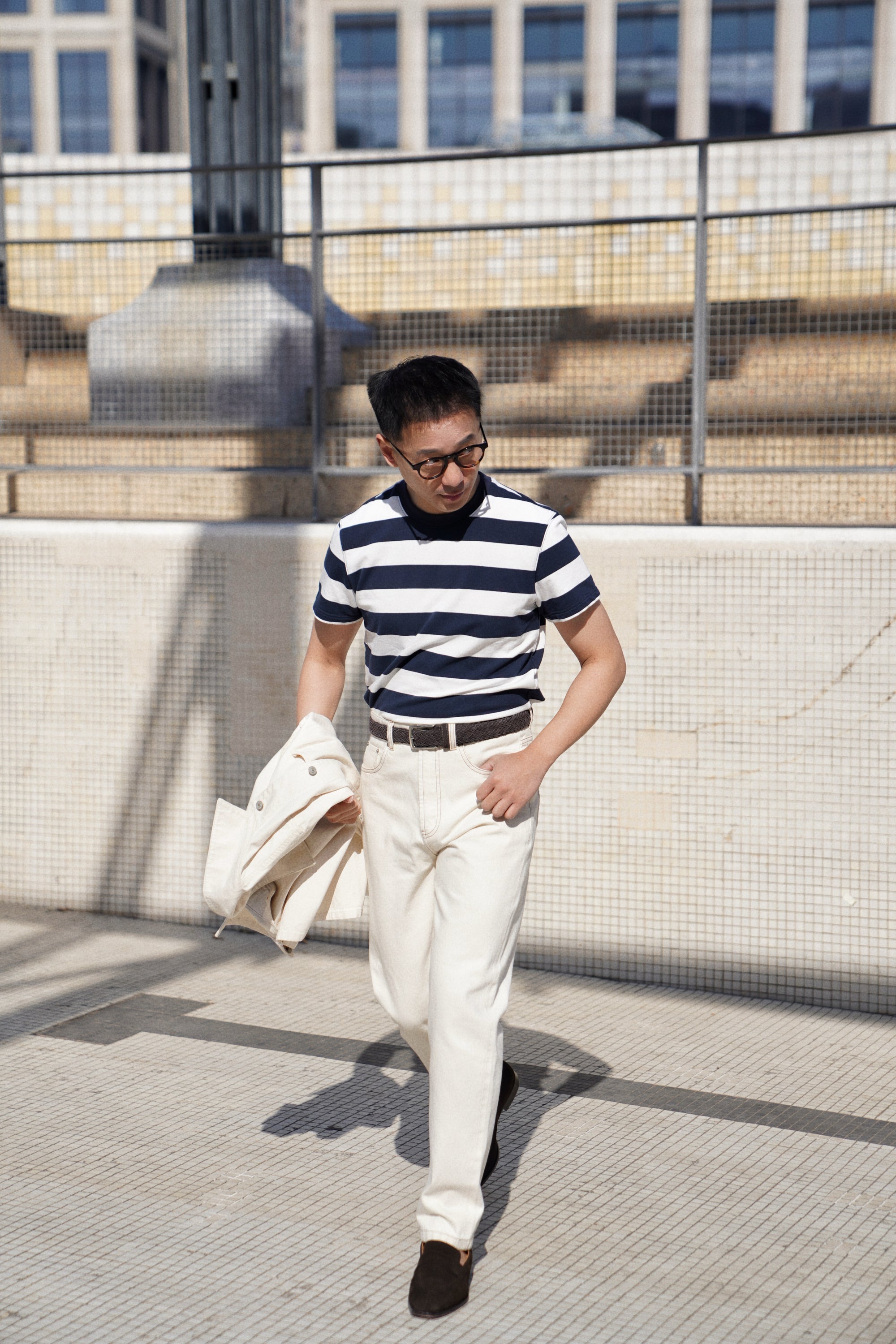 “Final Week” Short Sleeve Breton Top