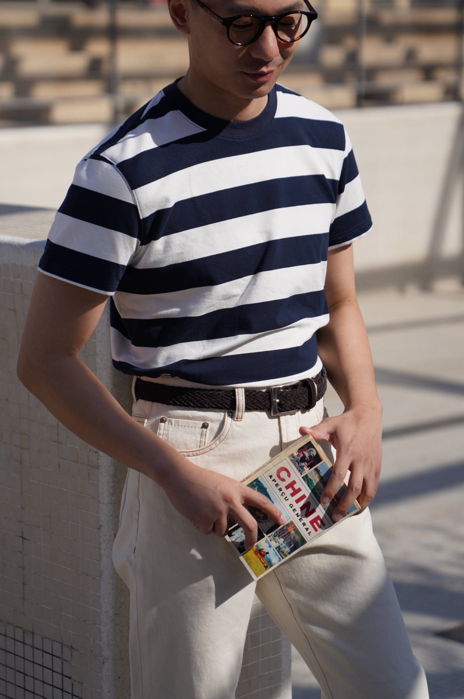 “Final Week” Short Sleeve Breton Top