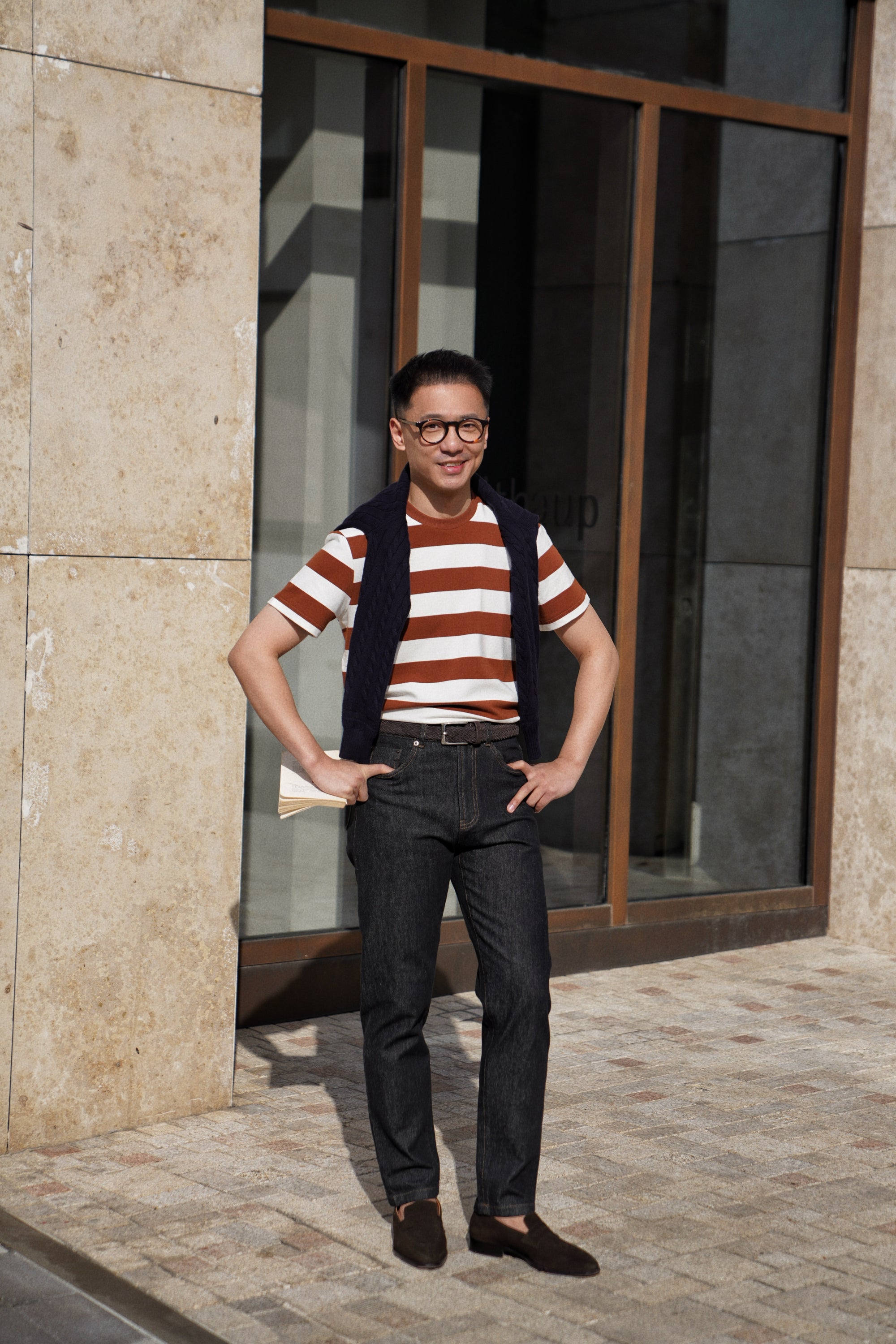 “Final Week” Short Sleeve Breton Top