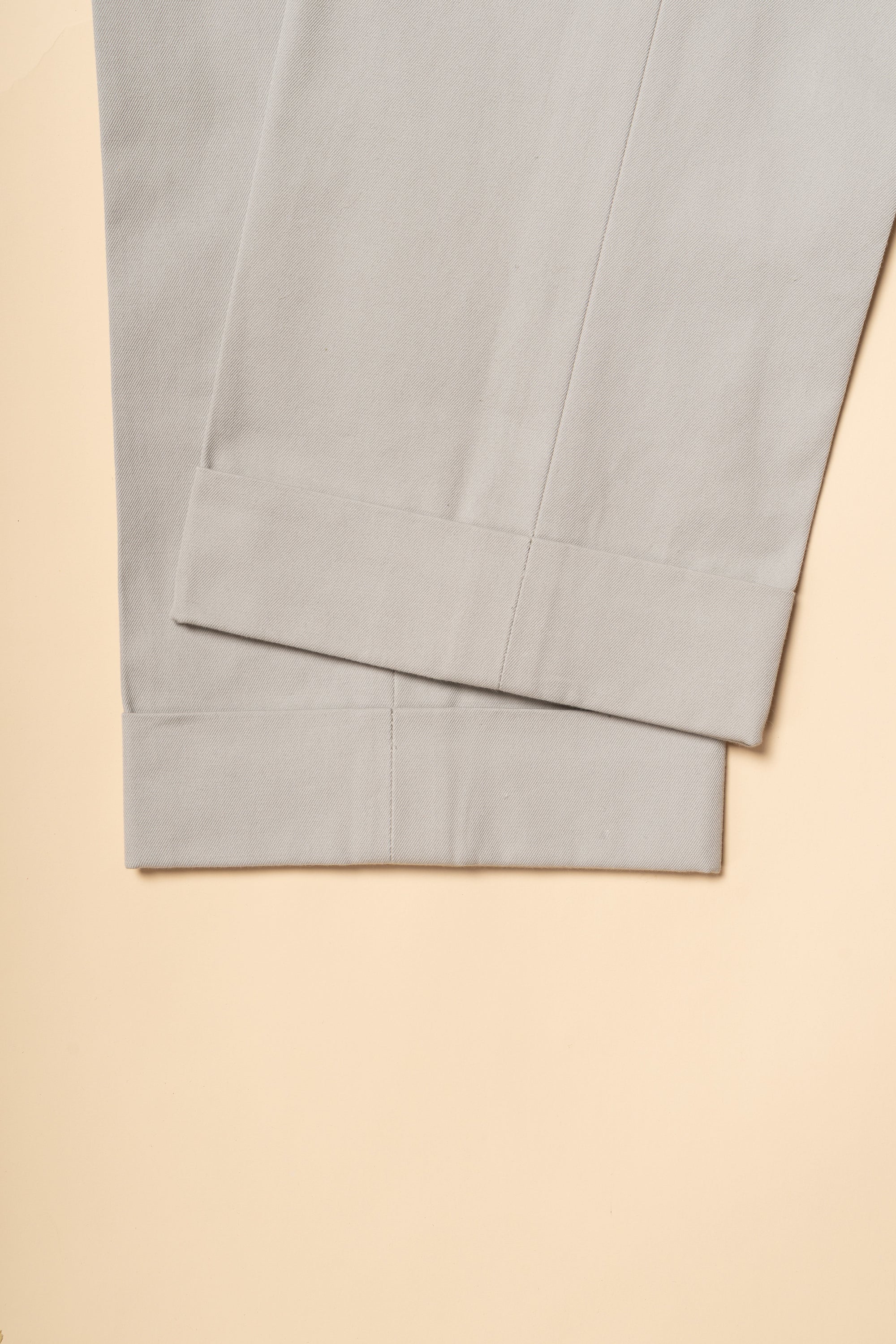 MTO Stone Grey Cotton Gabardine Suit