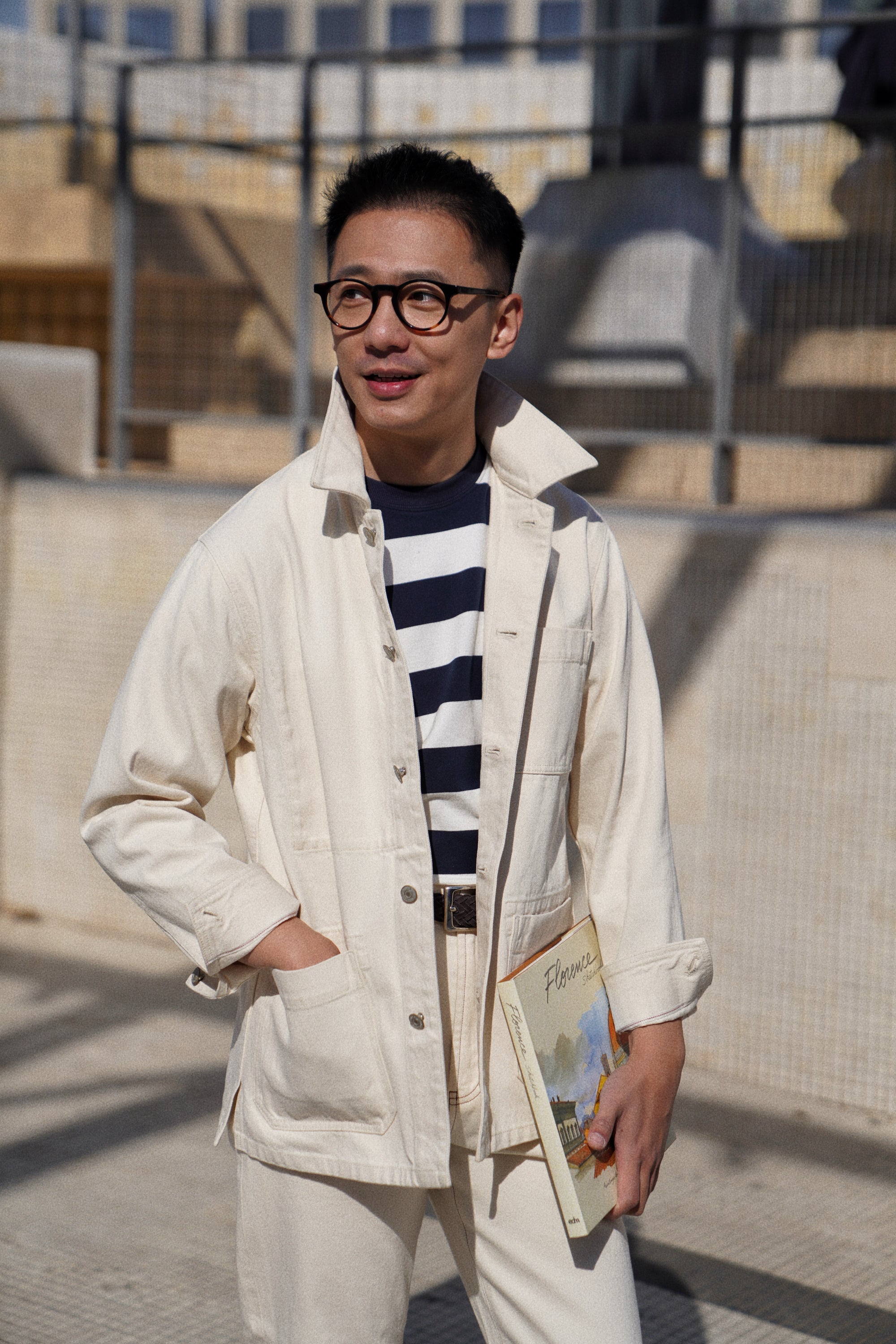 Undyed Pima Cotton Selvedge Chore Jacket #234