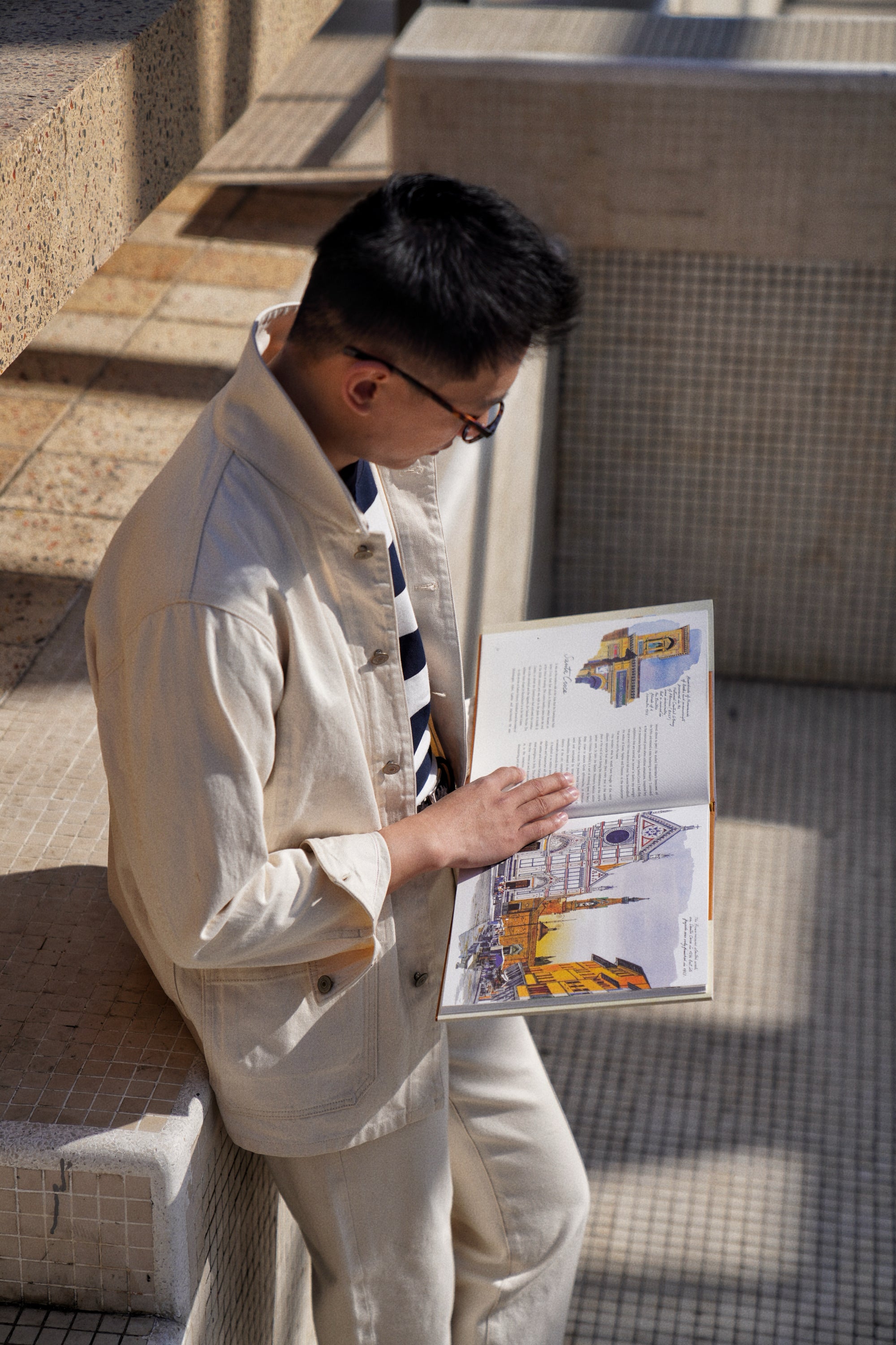Undyed Pima Cotton Selvedge Chore Jacket #234