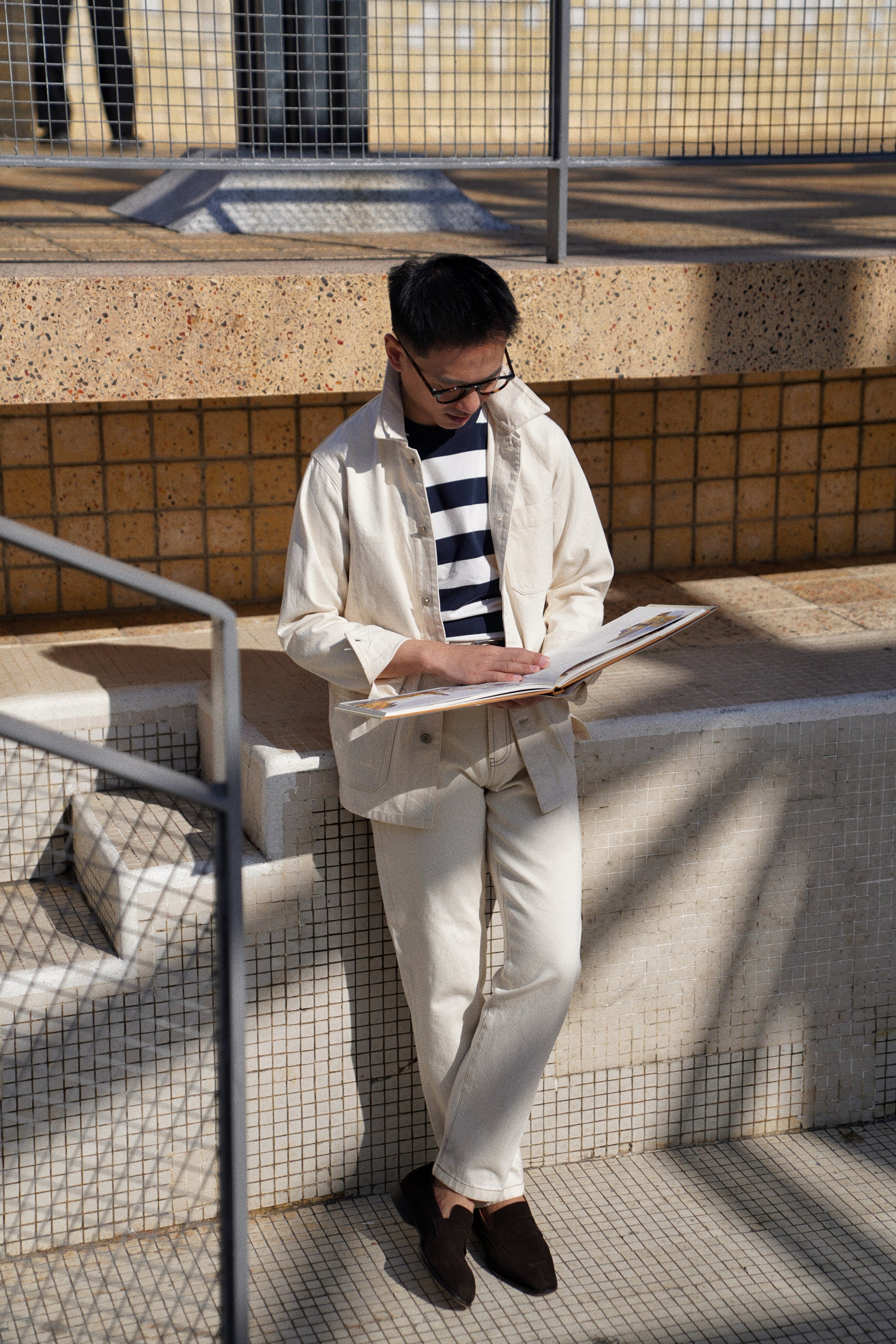 Undyed Pima Cotton Selvedge Chore Jacket #234