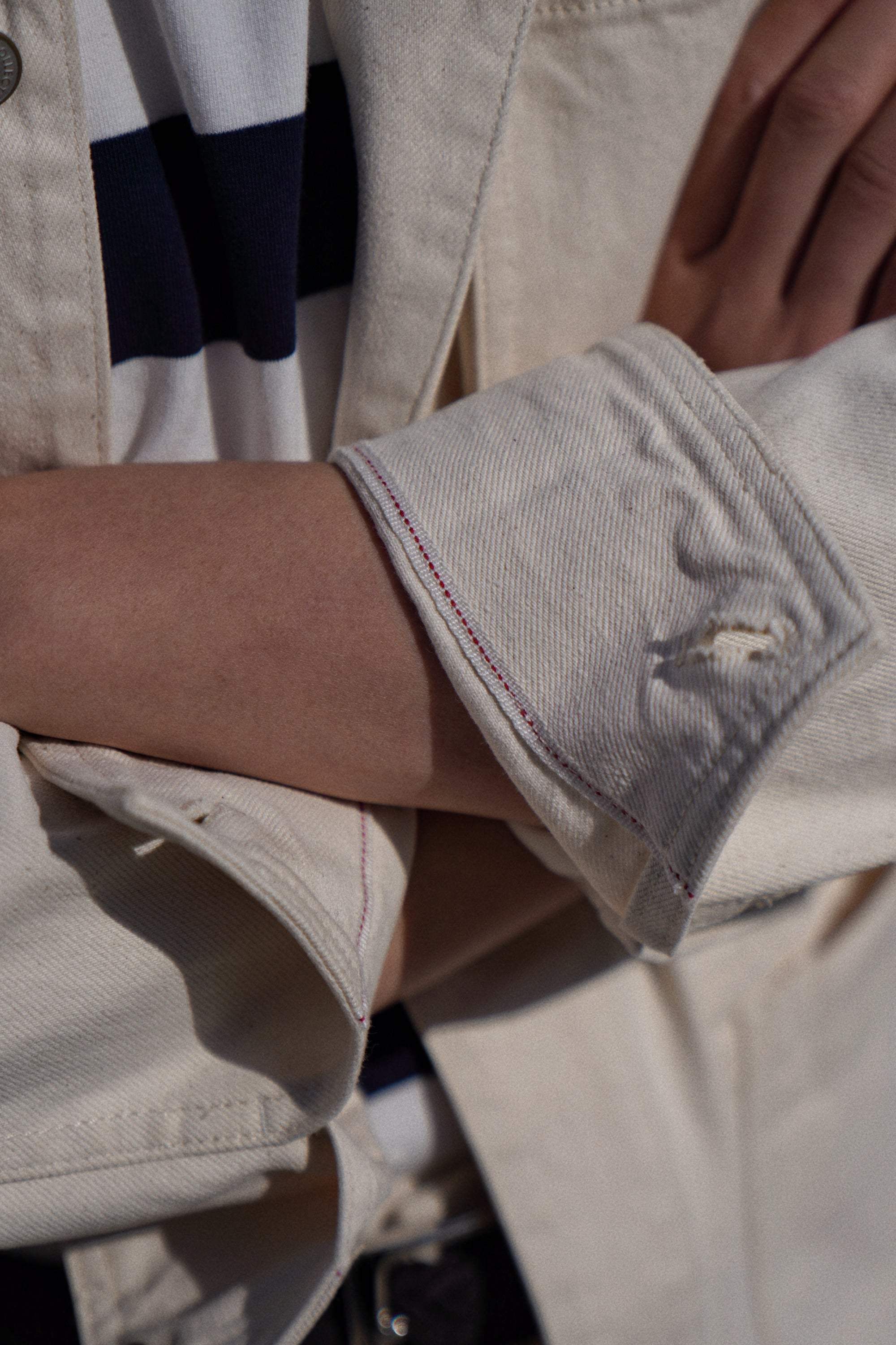 Undyed Pima Cotton Selvedge Chore Jacket #234