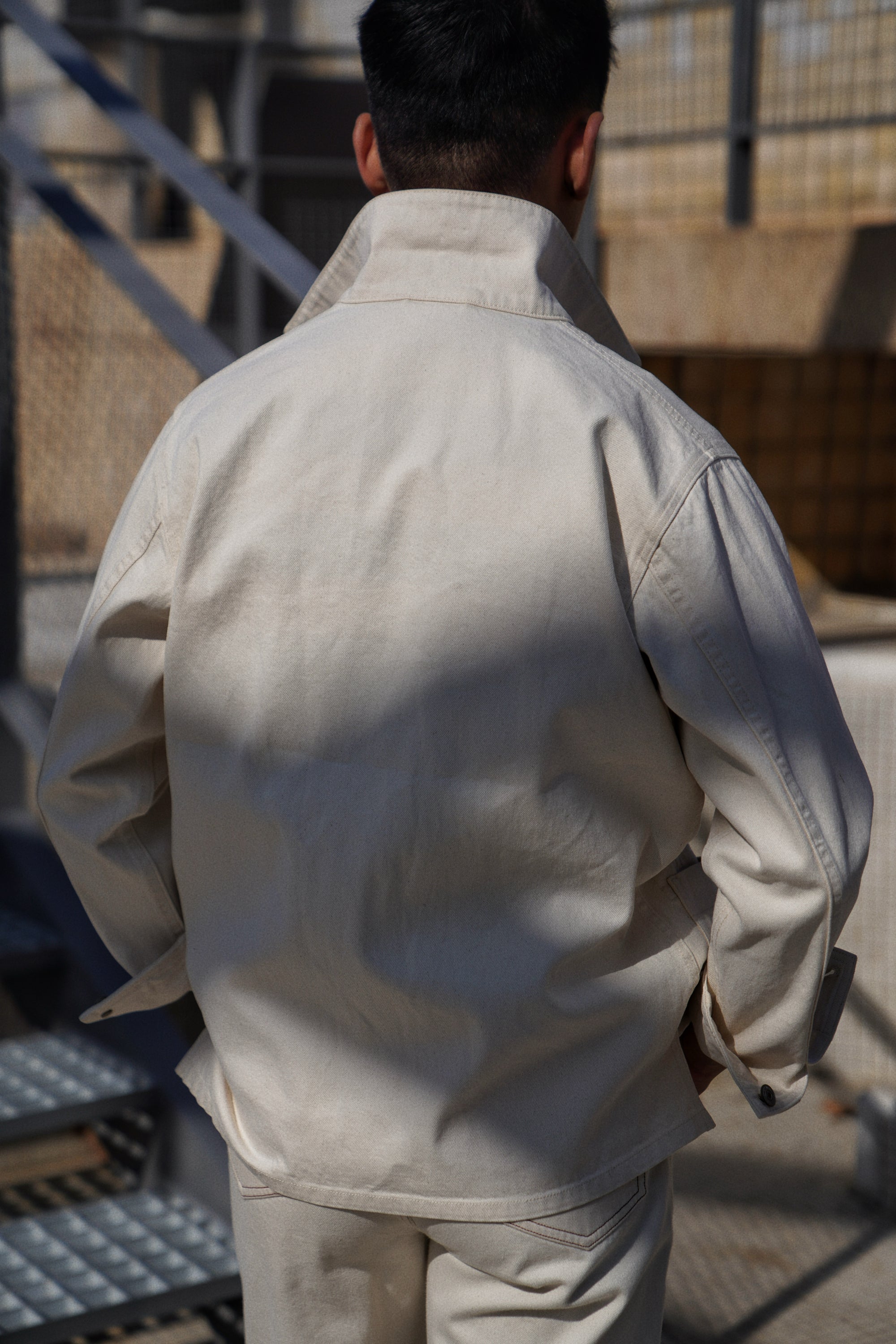 Undyed Pima Cotton Selvedge Chore Jacket #234