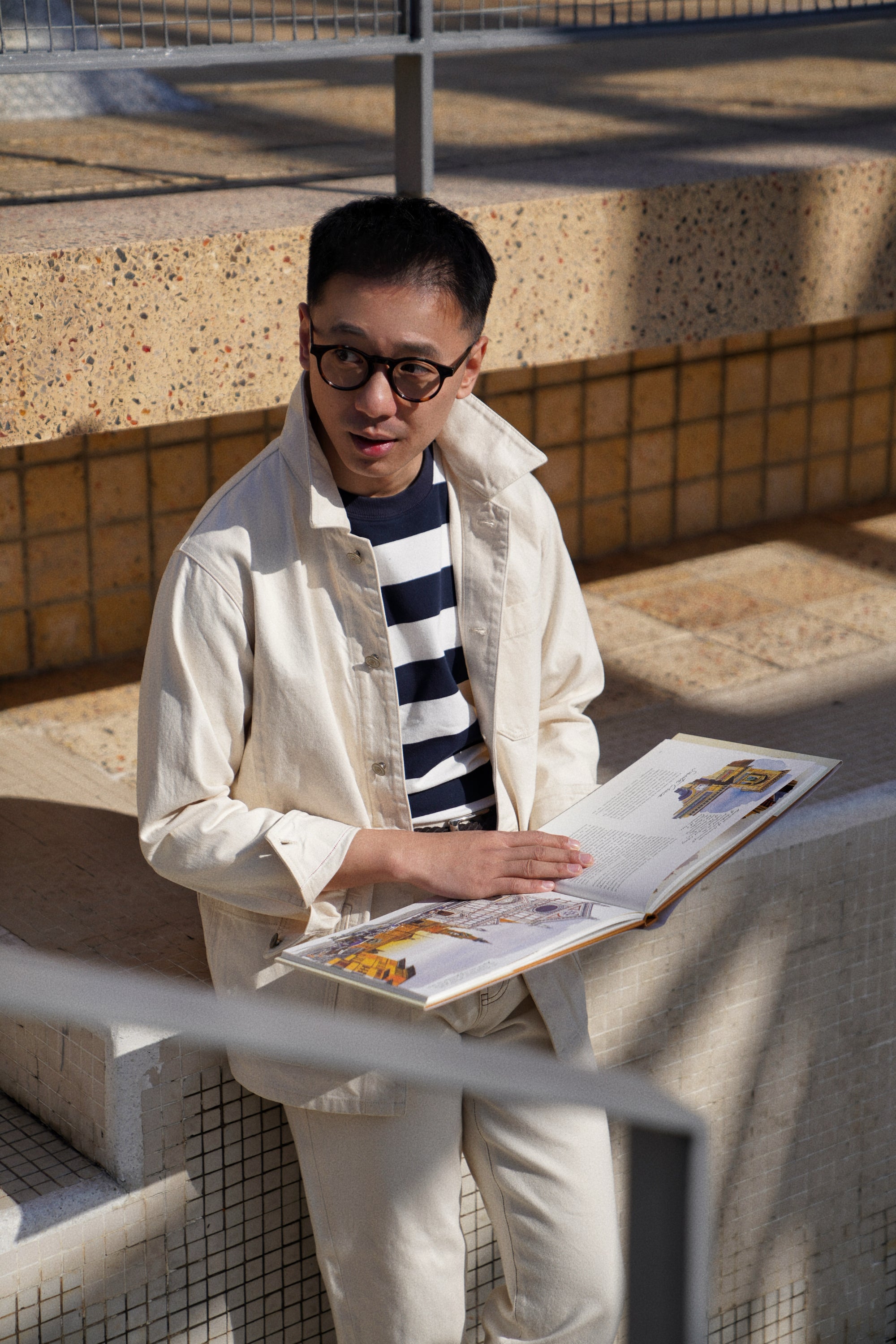 Undyed Pima Cotton Selvedge Chore Jacket #234