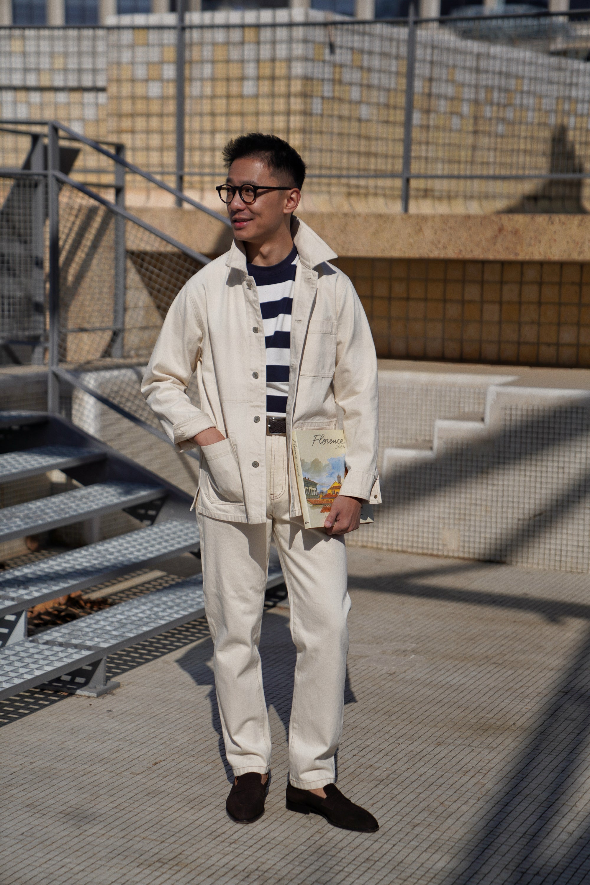 Undyed Pima Cotton Selvedge Chore Jacket #234