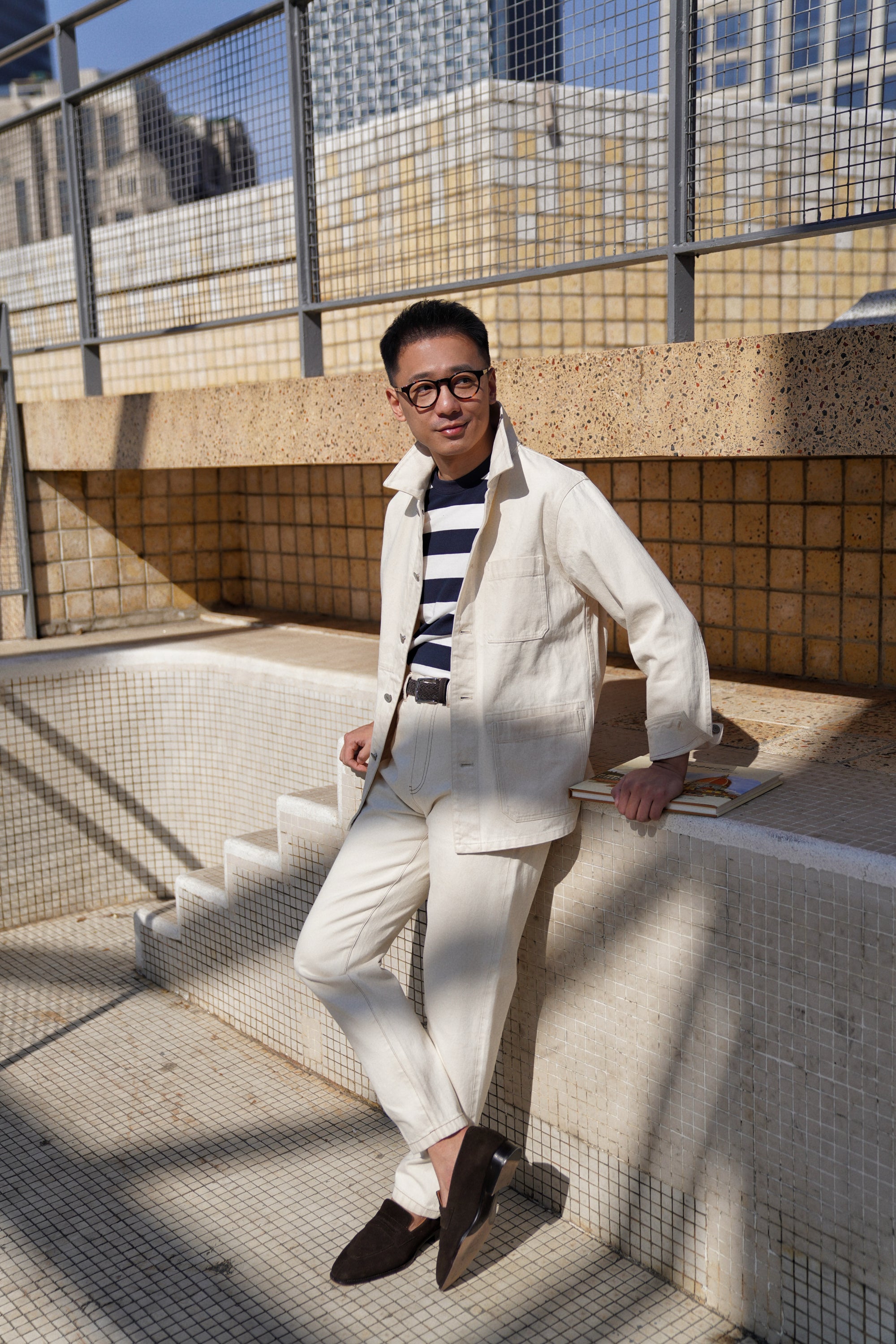 Undyed Pima Cotton Selvedge Chore Jacket #234