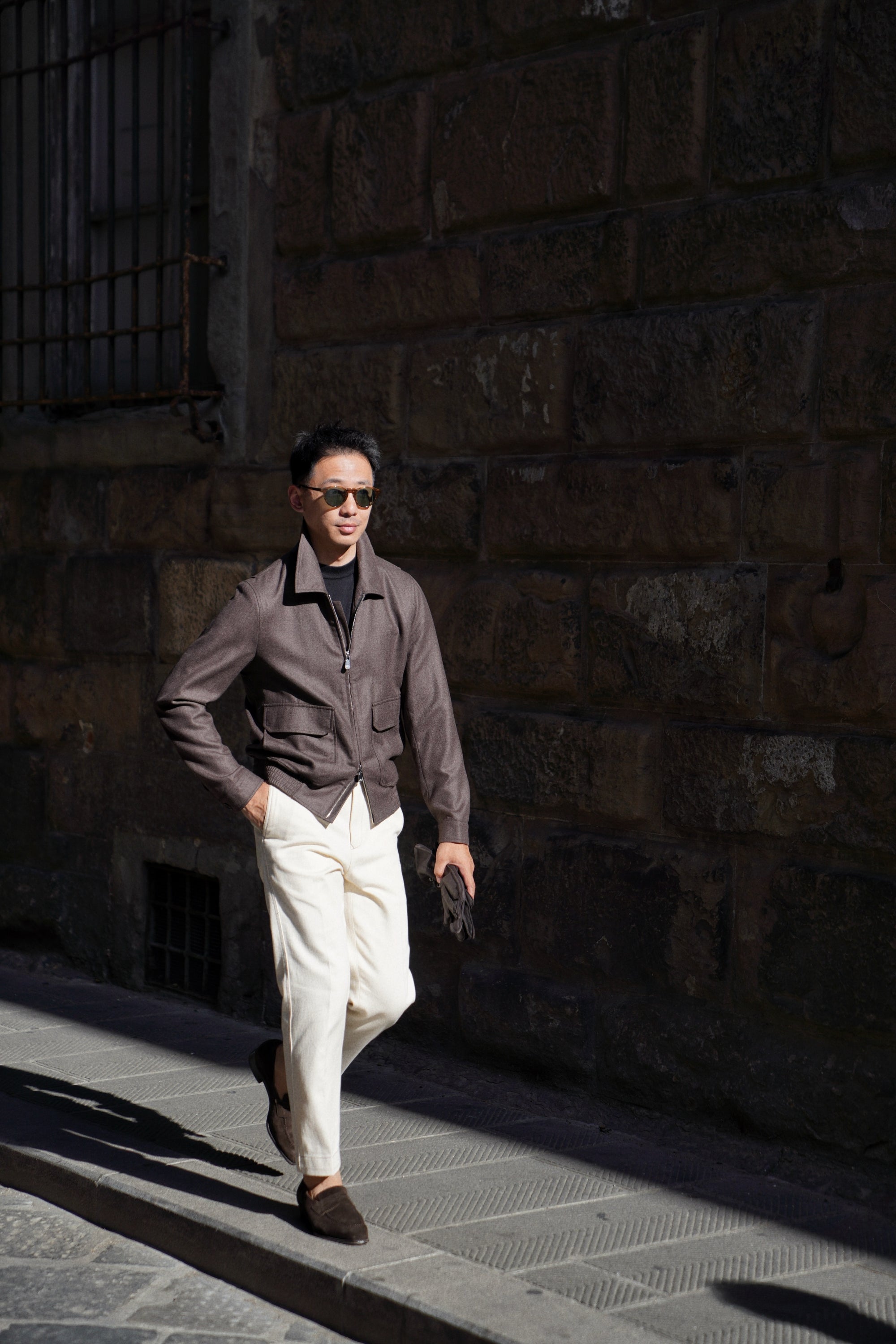 MTO Brown Bird‘s Eye A2 Jacket #269