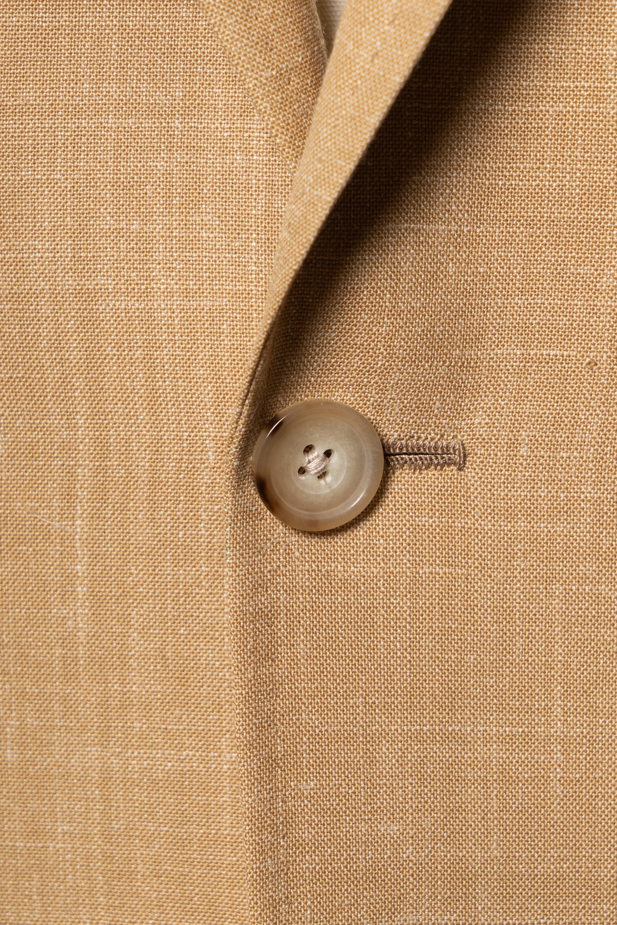 MTO Apricot Silk Linen Wool Jacket #767