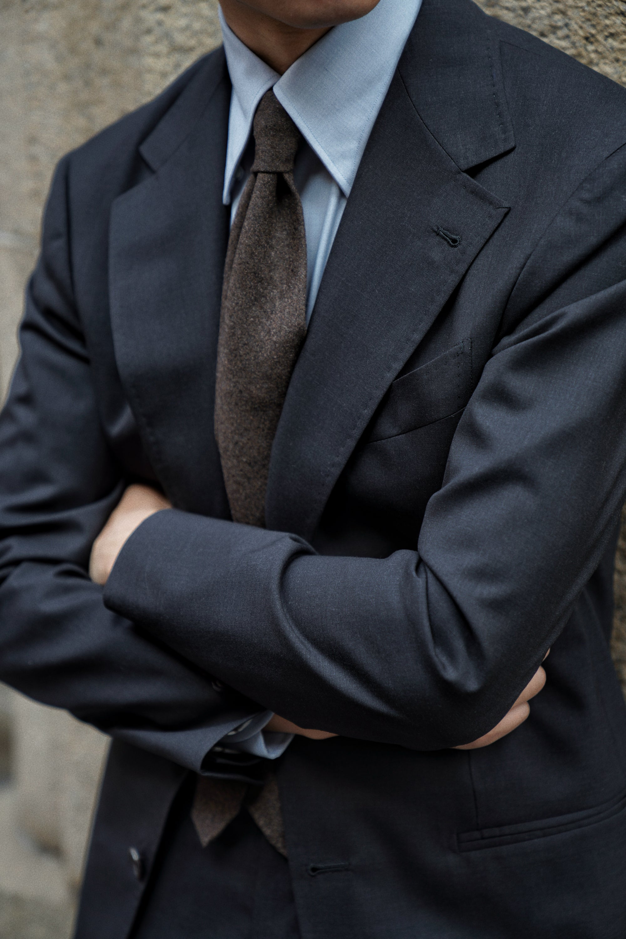 MTO Charcoal High Twist Suit #667