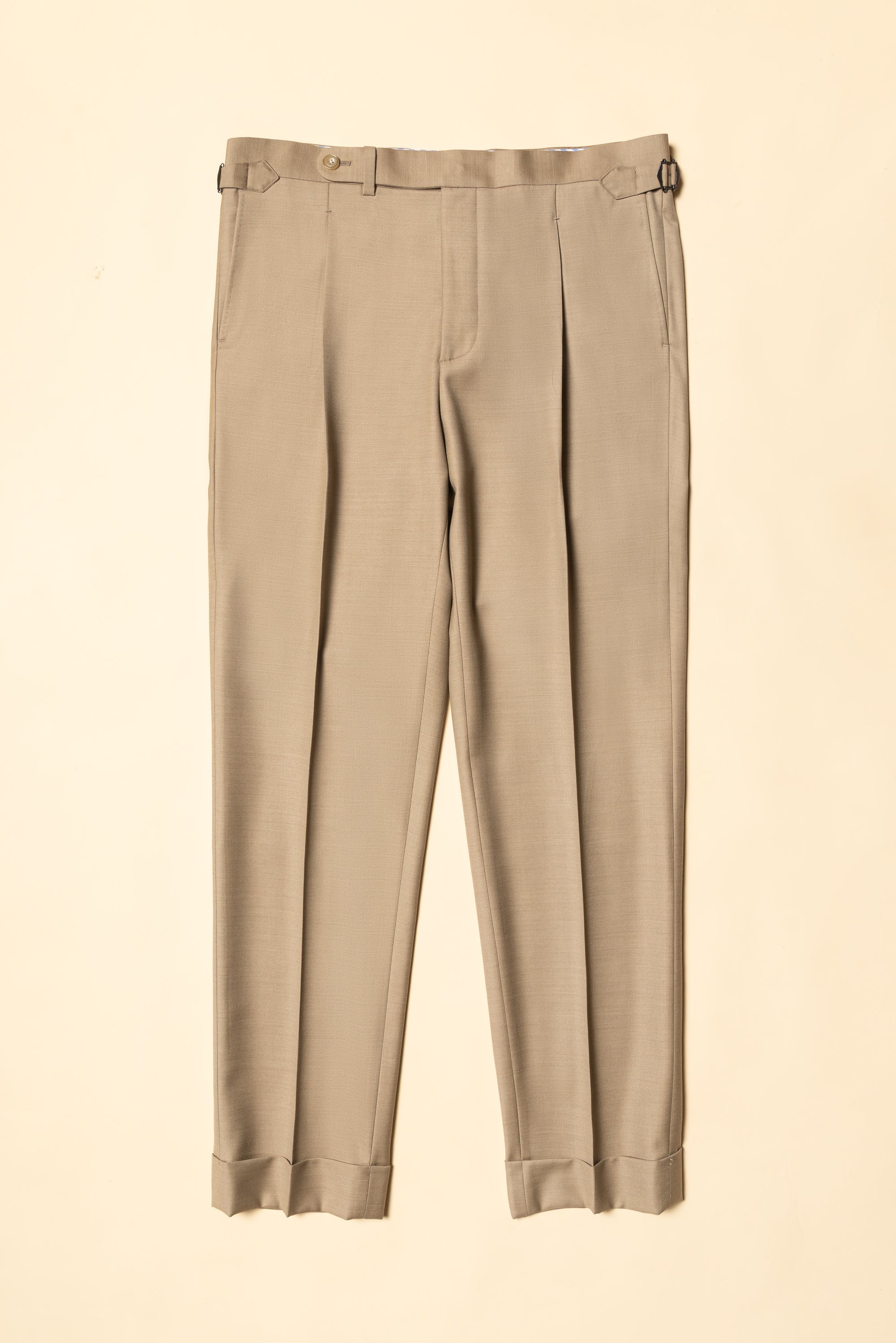 MTO Camel Twill 120s Wool Suit #748