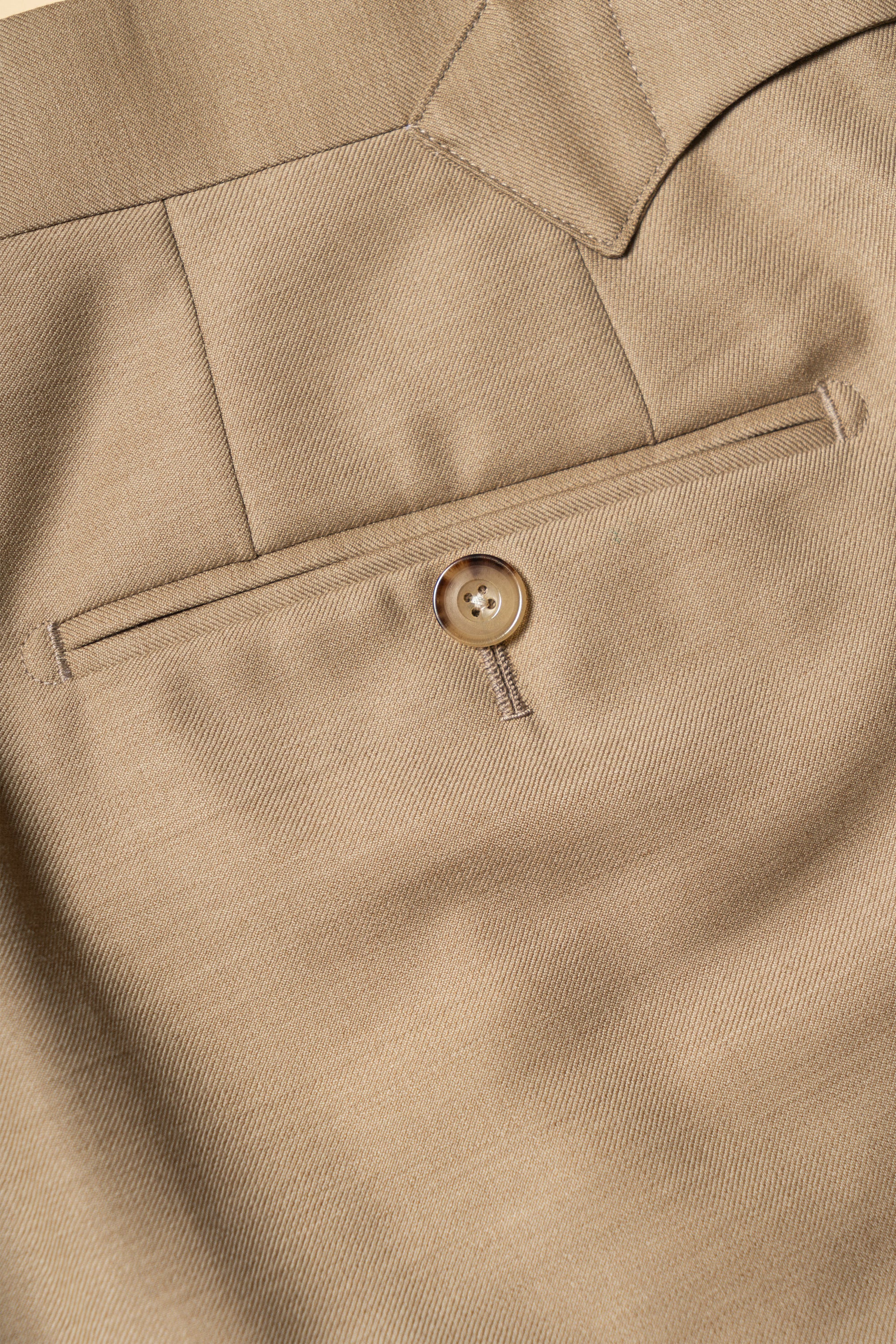 MTO Camel Twill 120s Wool Suit #748